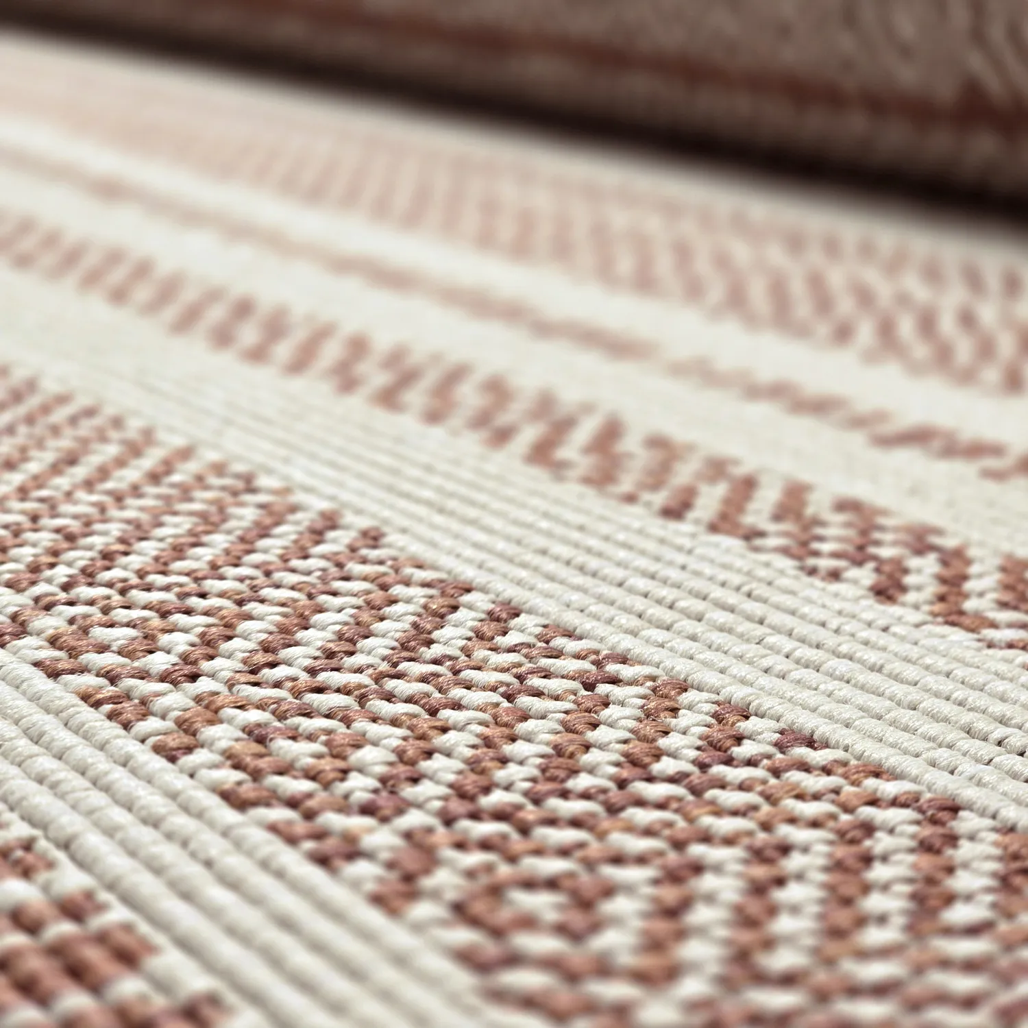 Indoor/Outdoor rug - Ethan (orange)