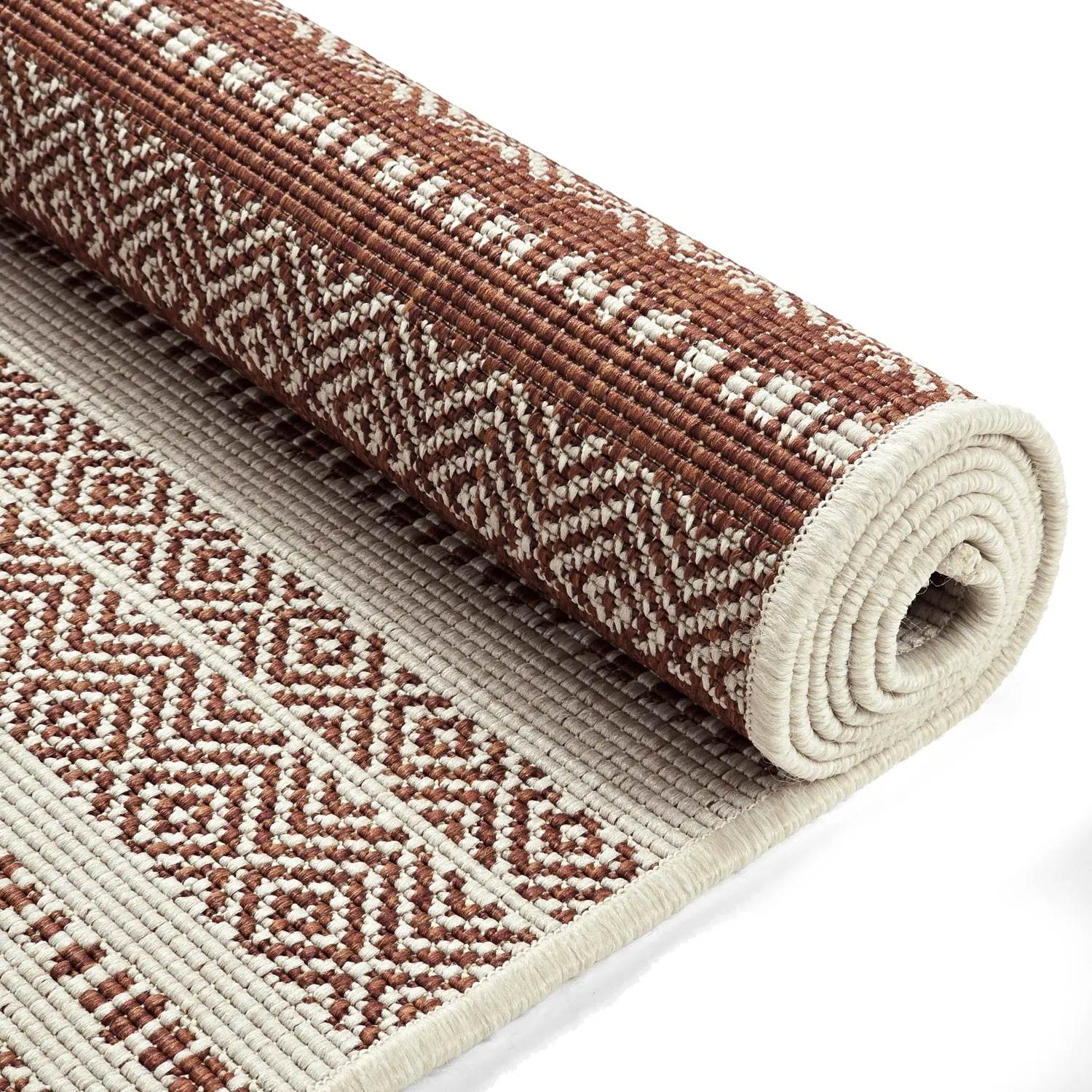Indoor/Outdoor rug - Ethan (orange)