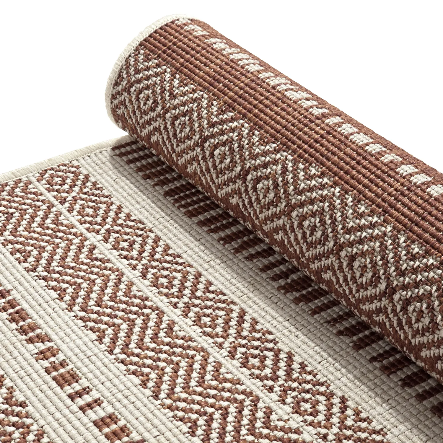 Indoor/Outdoor rug - Ethan (orange)