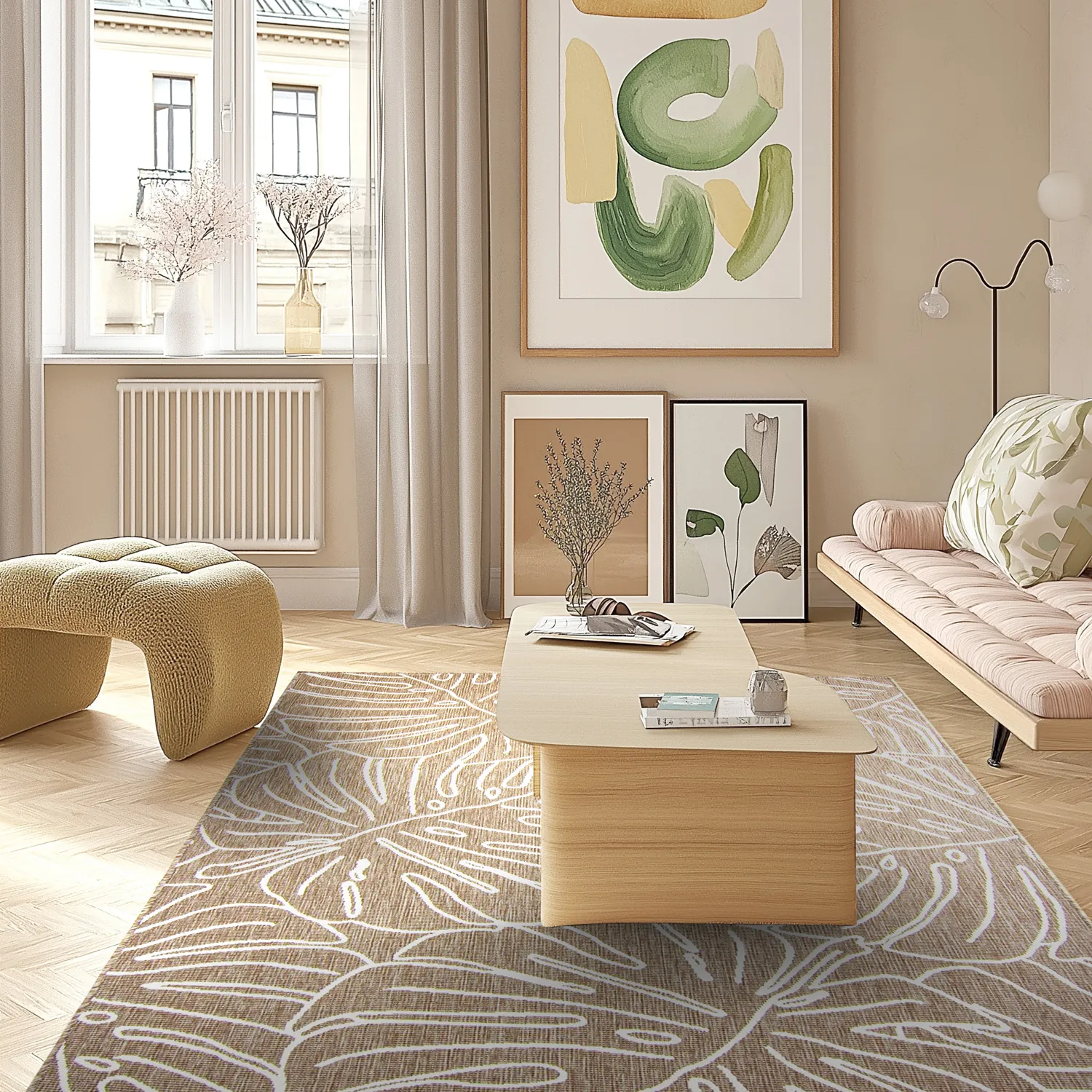 Indoor/Outdoor rug - Francis (beige)