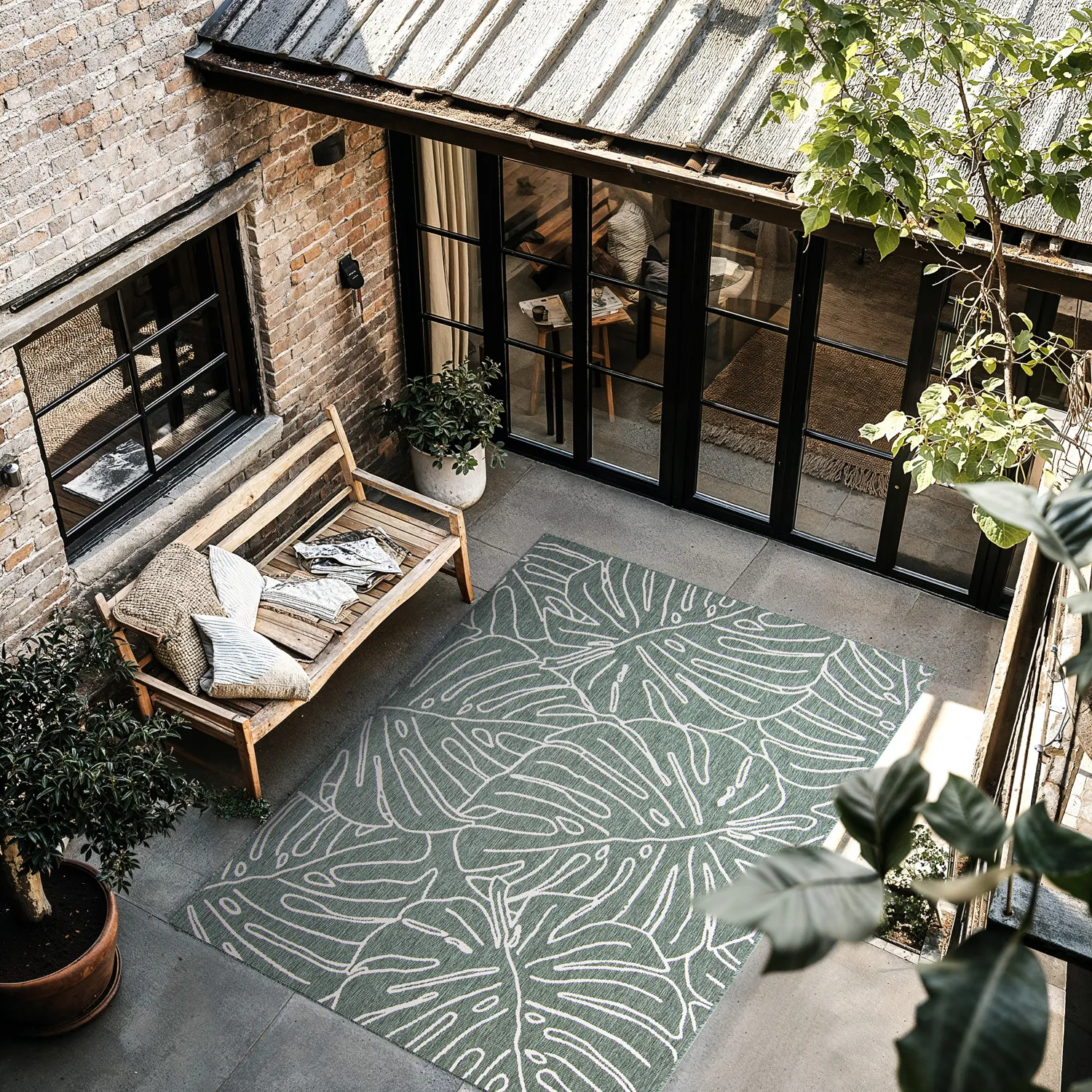 Indoor/Outdoor rug - Francis (green)