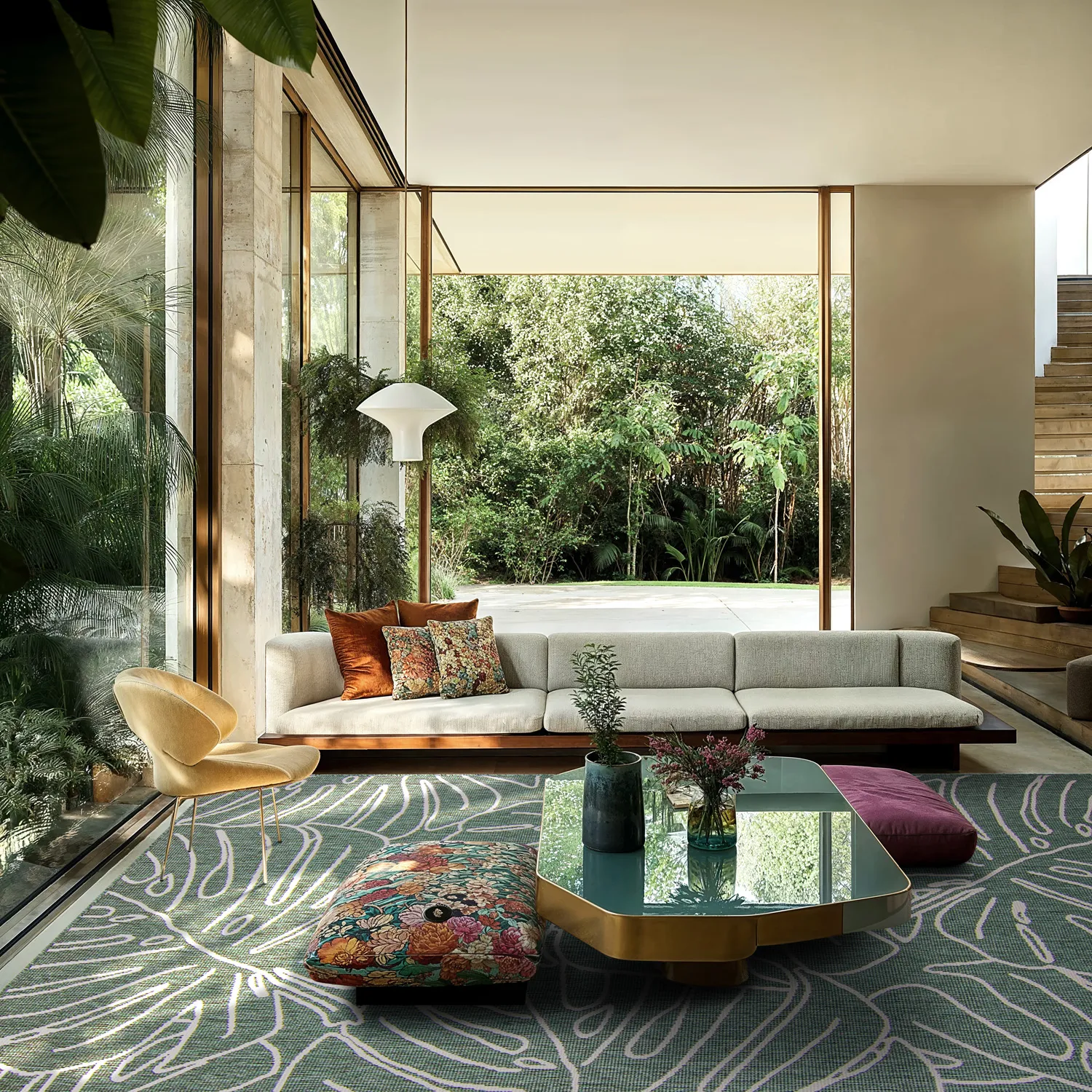 Indoor/Outdoor rug - Francis (green)