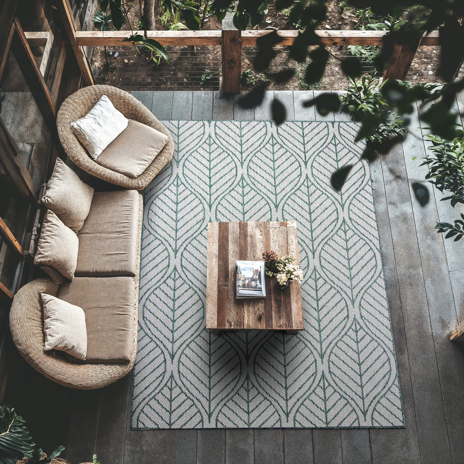Indoor/Outdoor rug - Harvey (green)