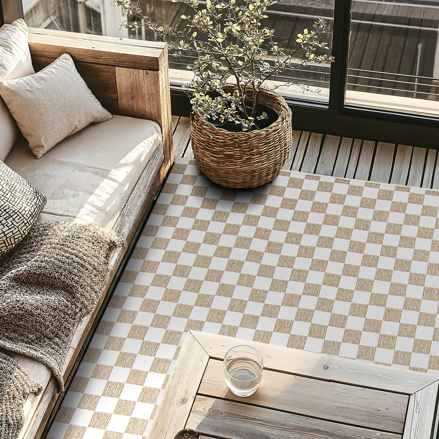 Indoor/Outdoor rug - Lucida (beige)