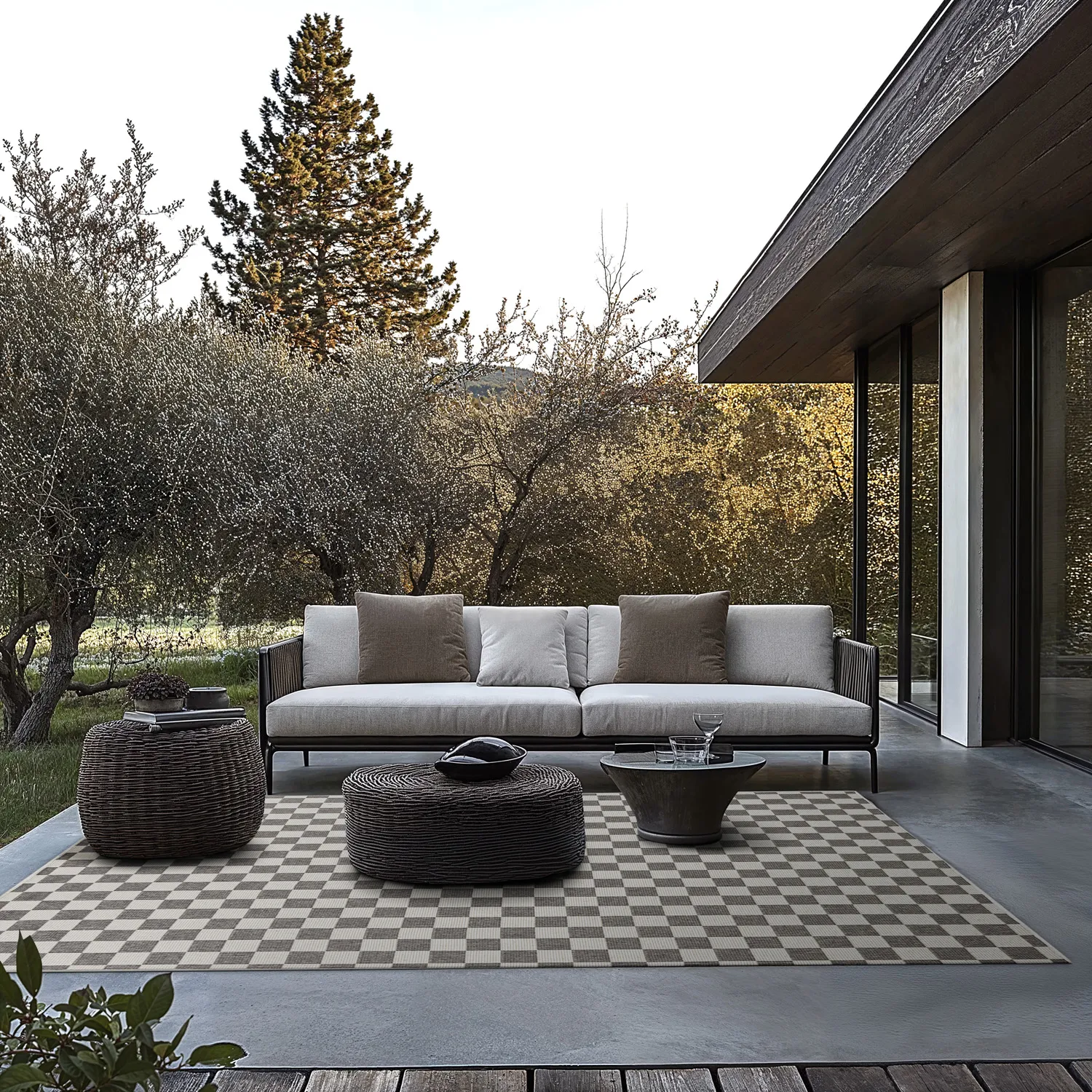 Indoor/Outdoor rug - Lucida (black)