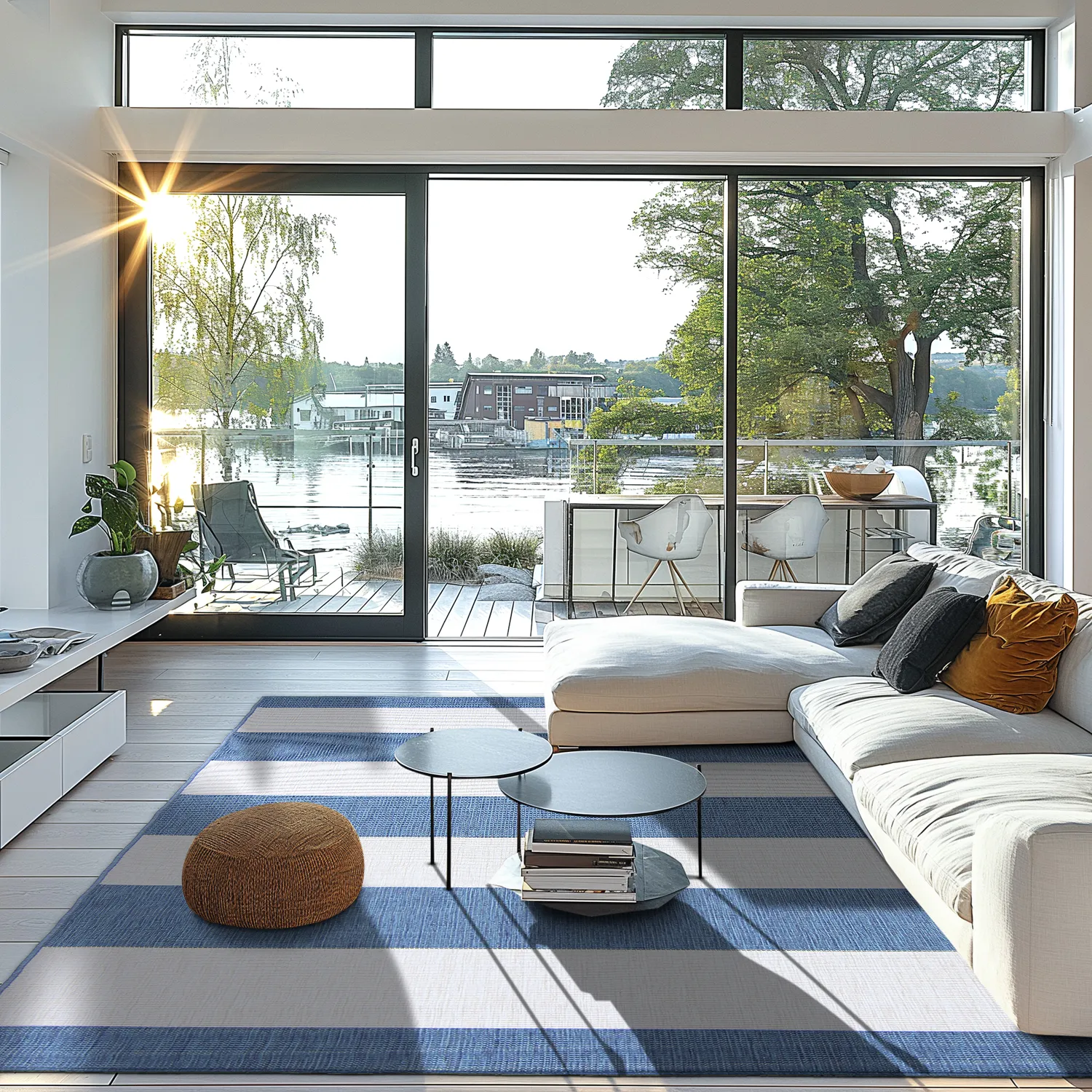 Indoor/Outdoor rug - Santana (blue)