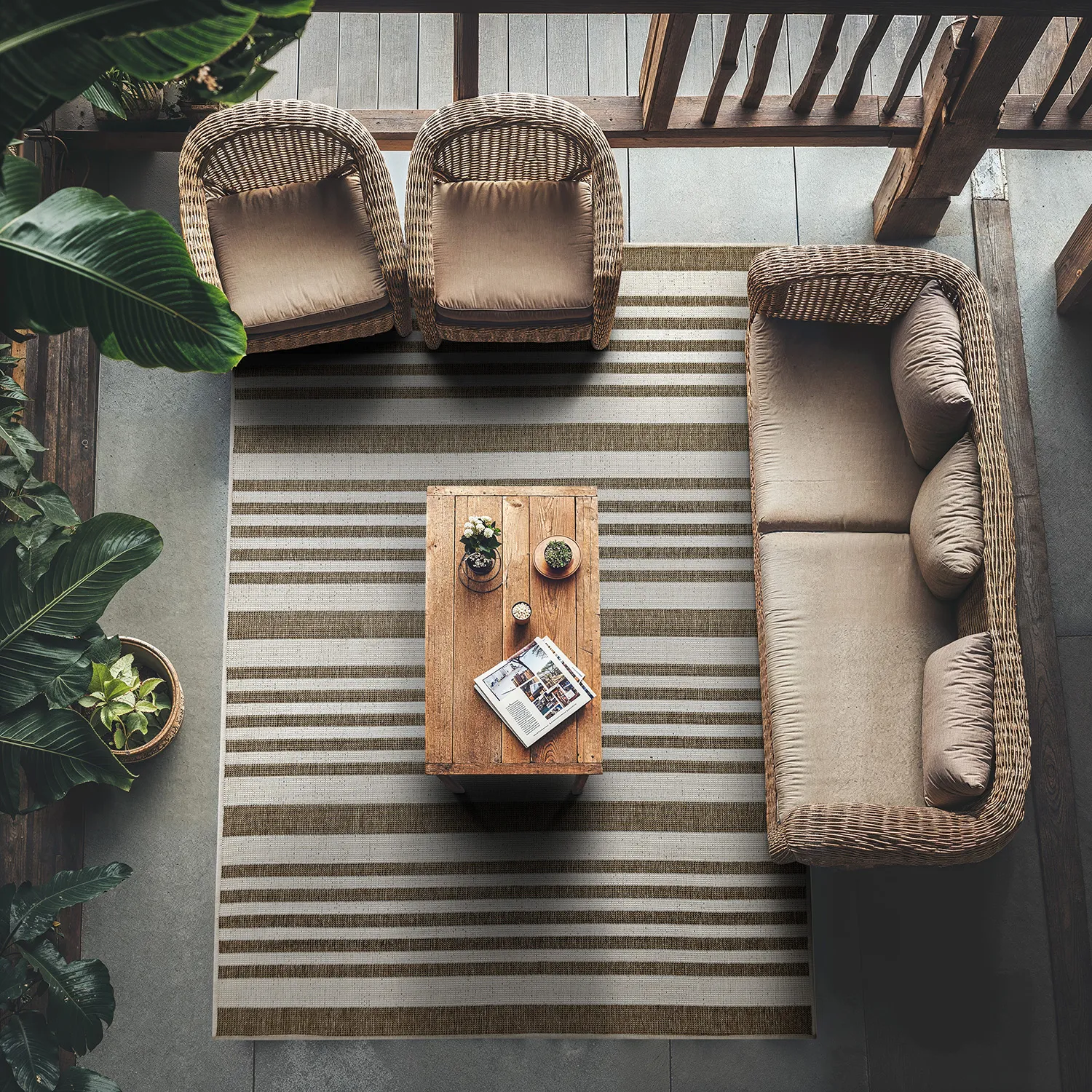 Indoor/Outdoor rug - Riley (beige)