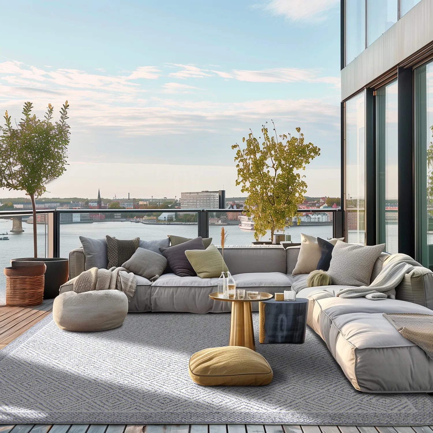 Indoor/Outdoor rug - Monsaraz (grey)
