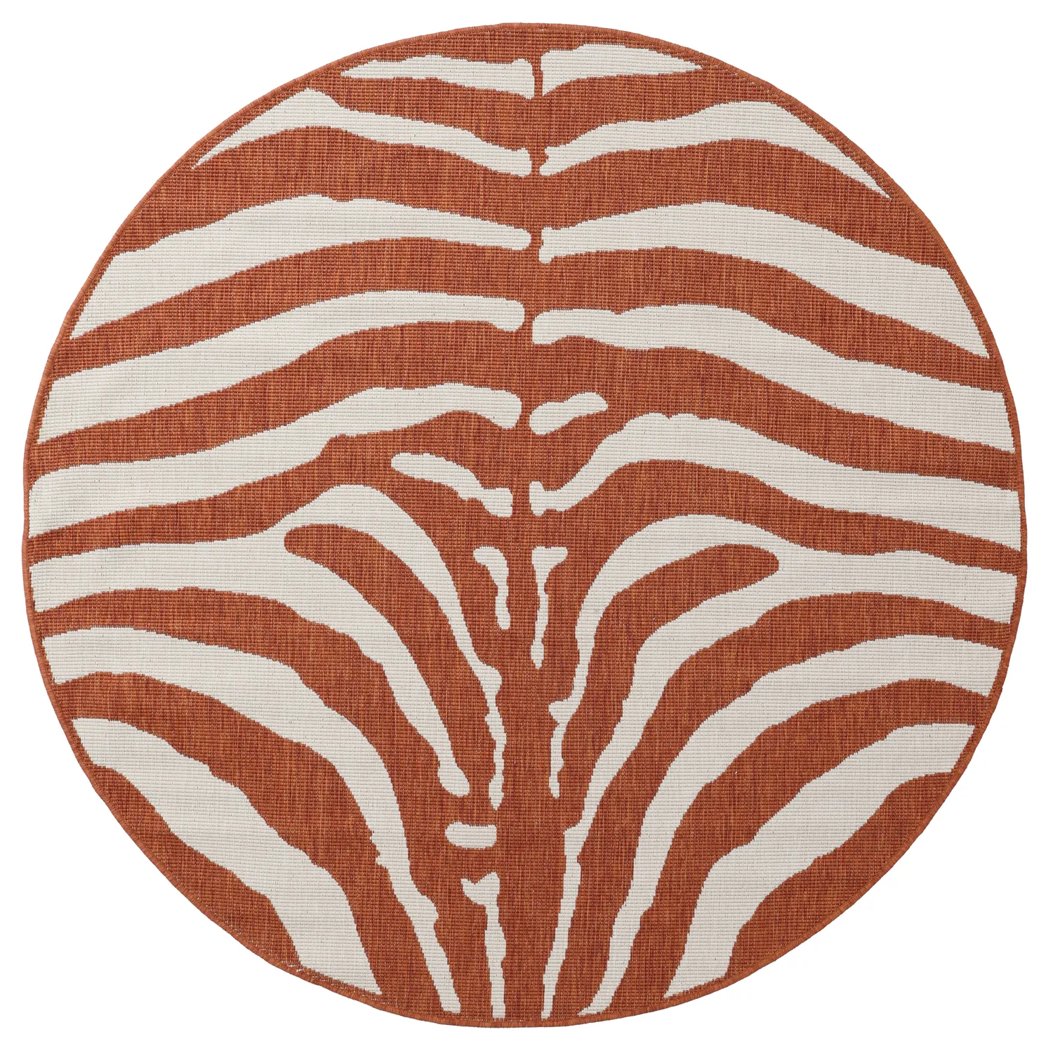 Round rug - Indoor/Outdoor Winona (orange)