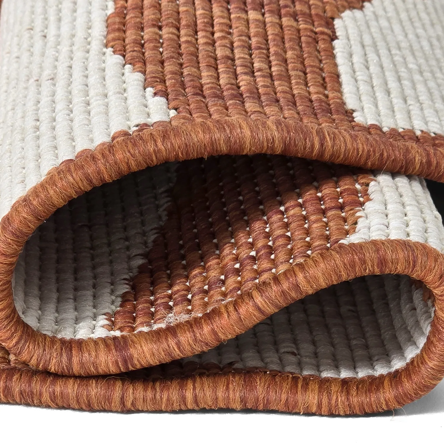 Round rug - Indoor/Outdoor Winona (orange)