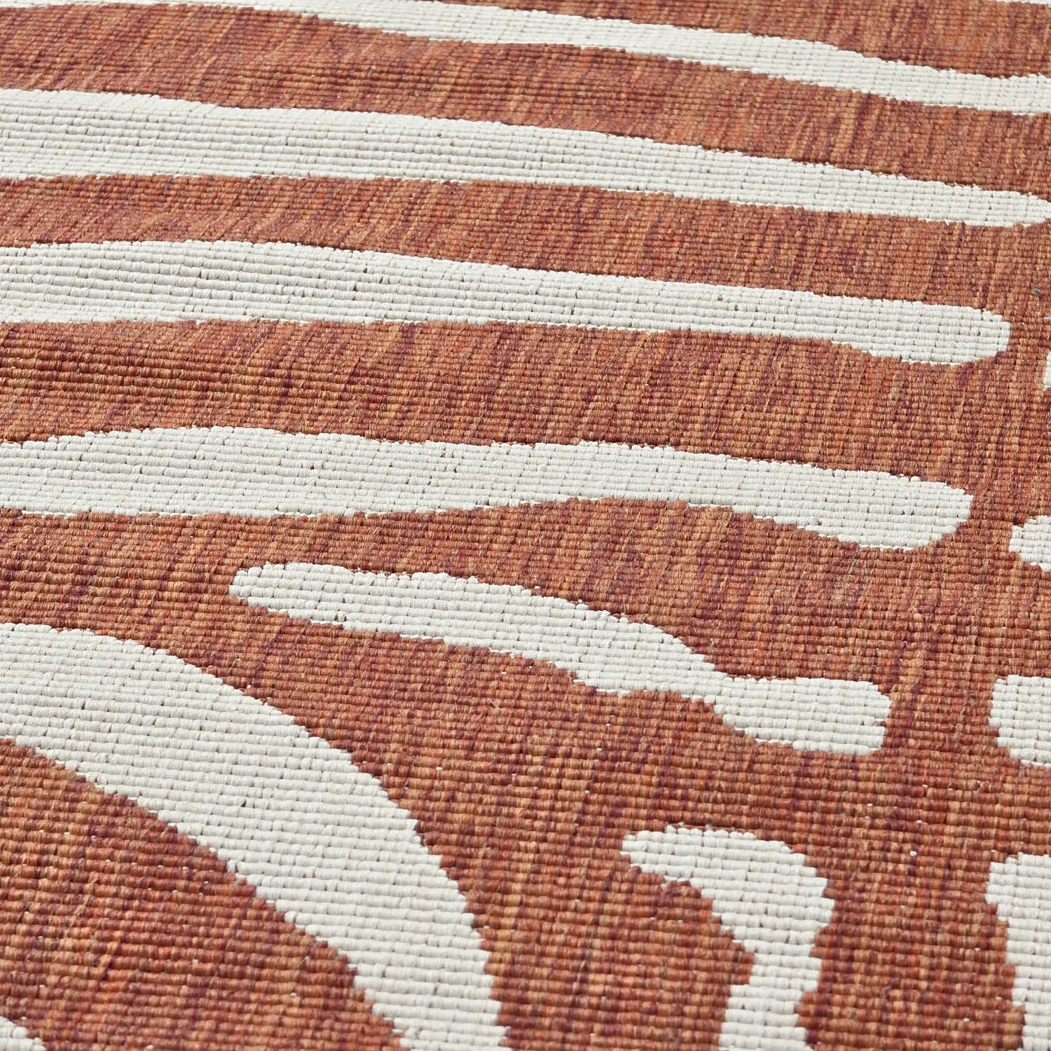 Round rug - Indoor/Outdoor Winona (orange)