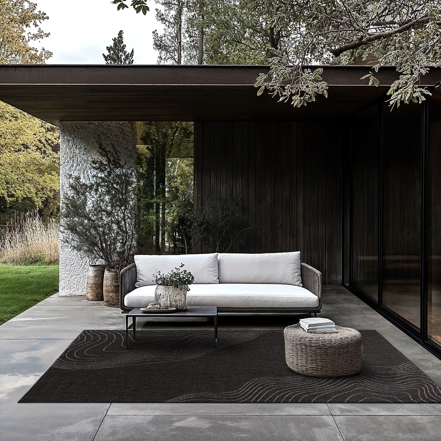 Indoor/Outdoor rug - Zelmare (black)