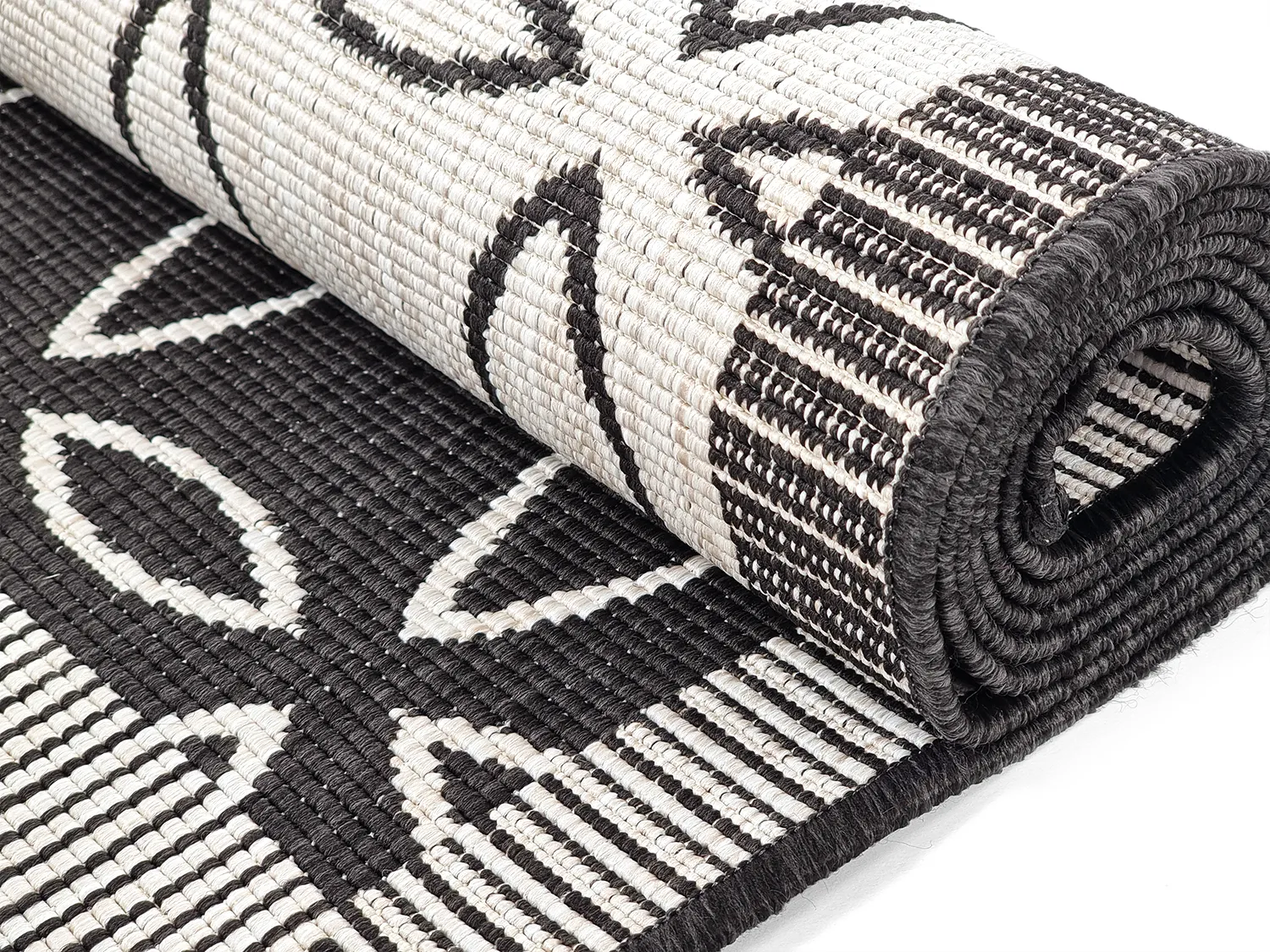 Indoor/Outdoor rug - Dewey (black)