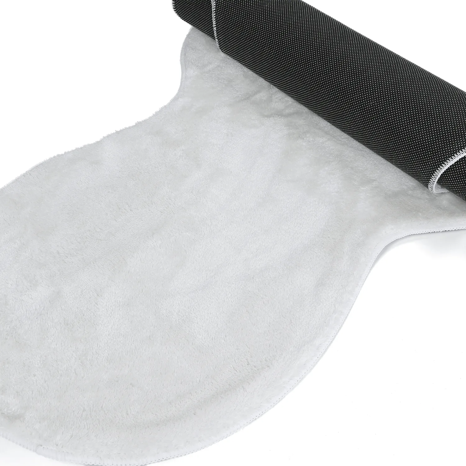 Wavy Runner Rug - Aranga Super Soft Fur (white)