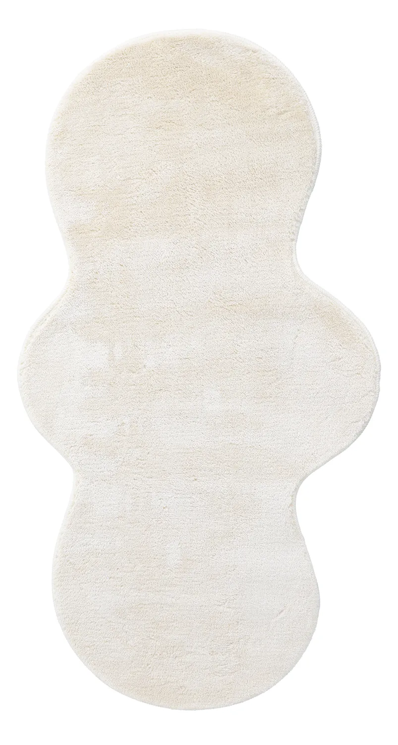 Wavy Runner Rug - Aranga Super Soft Fur (beige)
