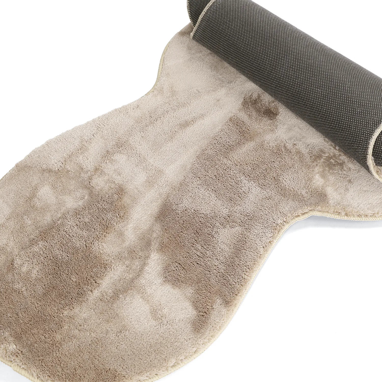 Wavy Runner Rug - Aranga Super Soft Fur (brown)
