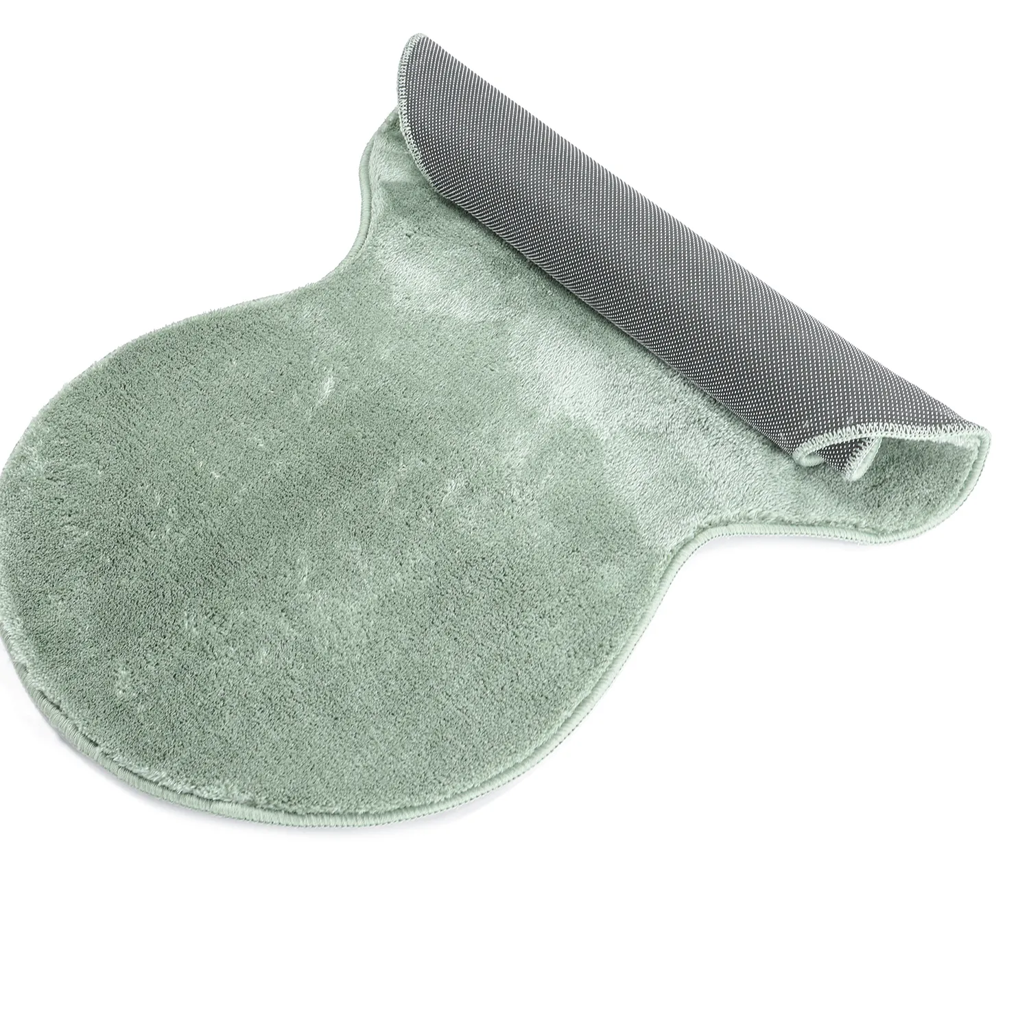 Wavy Runner Rug - Aranga Super Soft Fur (green)