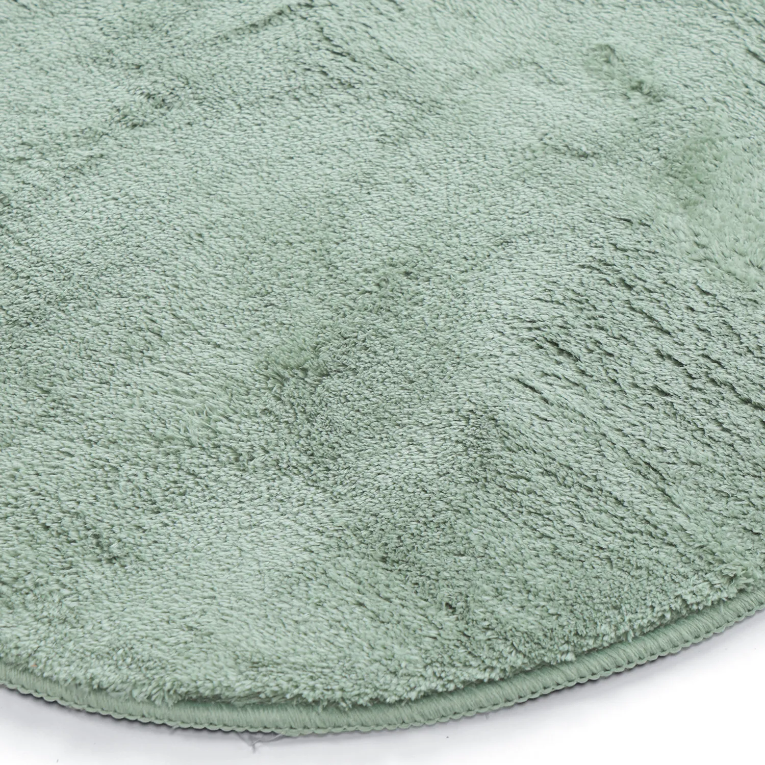 Wavy Runner Rug - Aranga Super Soft Fur (green)