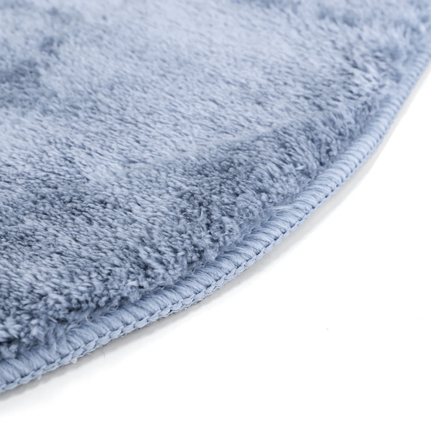 Wavy Runner Rug - Aranga Super Soft Fur (steel blue)