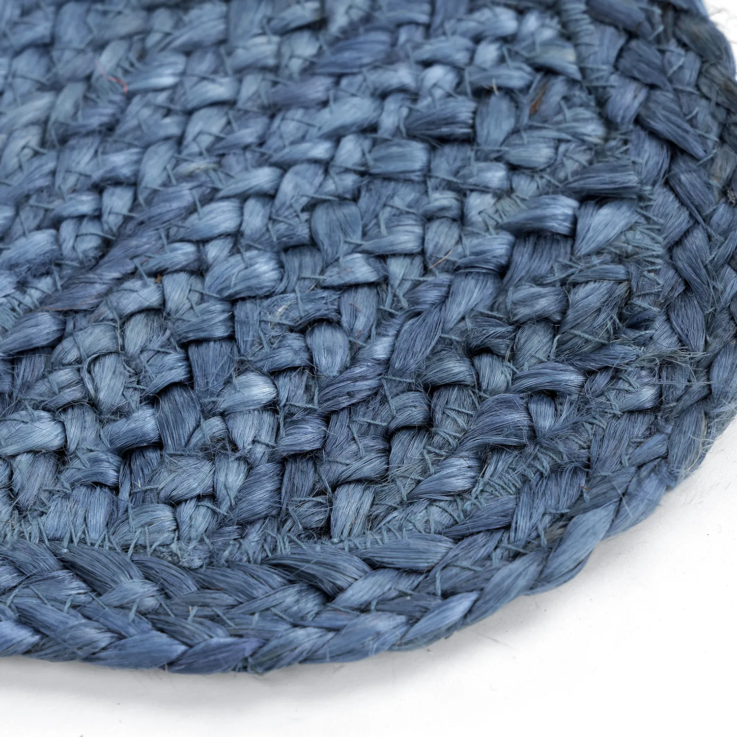 Wavy jute rug - San Francisco (blue)