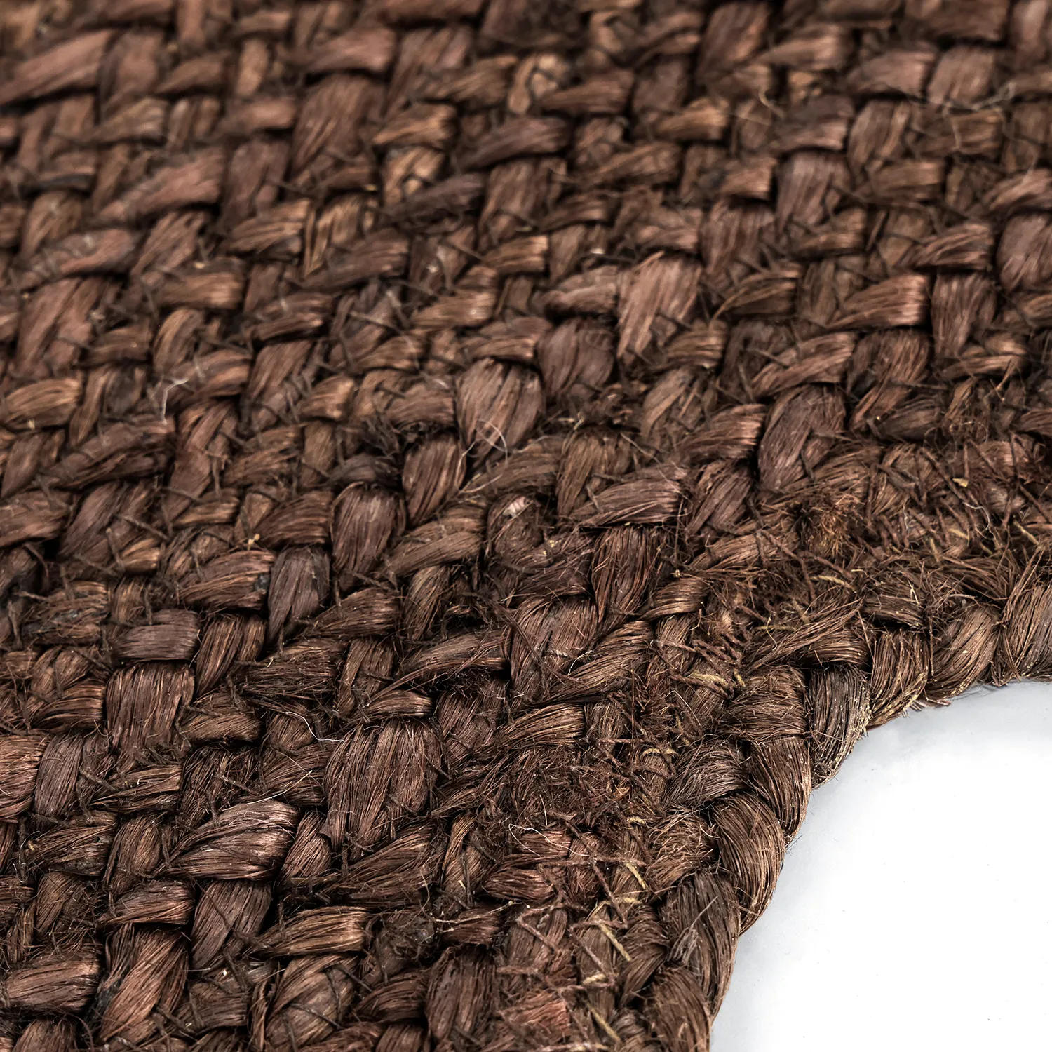 Wavy jute rug - San Francisco (brown)