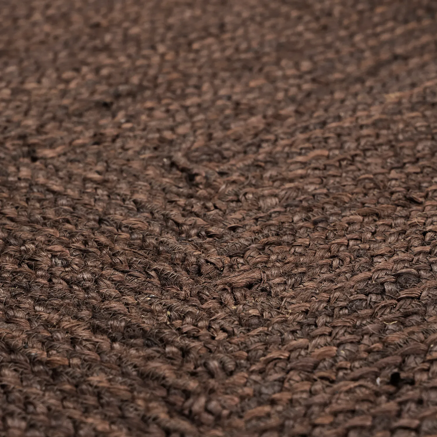 Wavy jute rug - San Francisco (brown)
