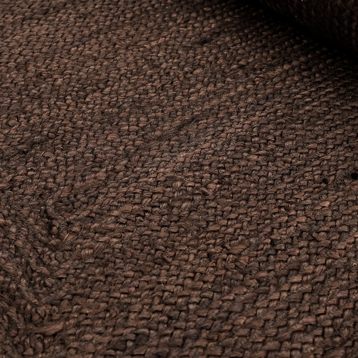 Wavy jute rug - San Francisco (brown)