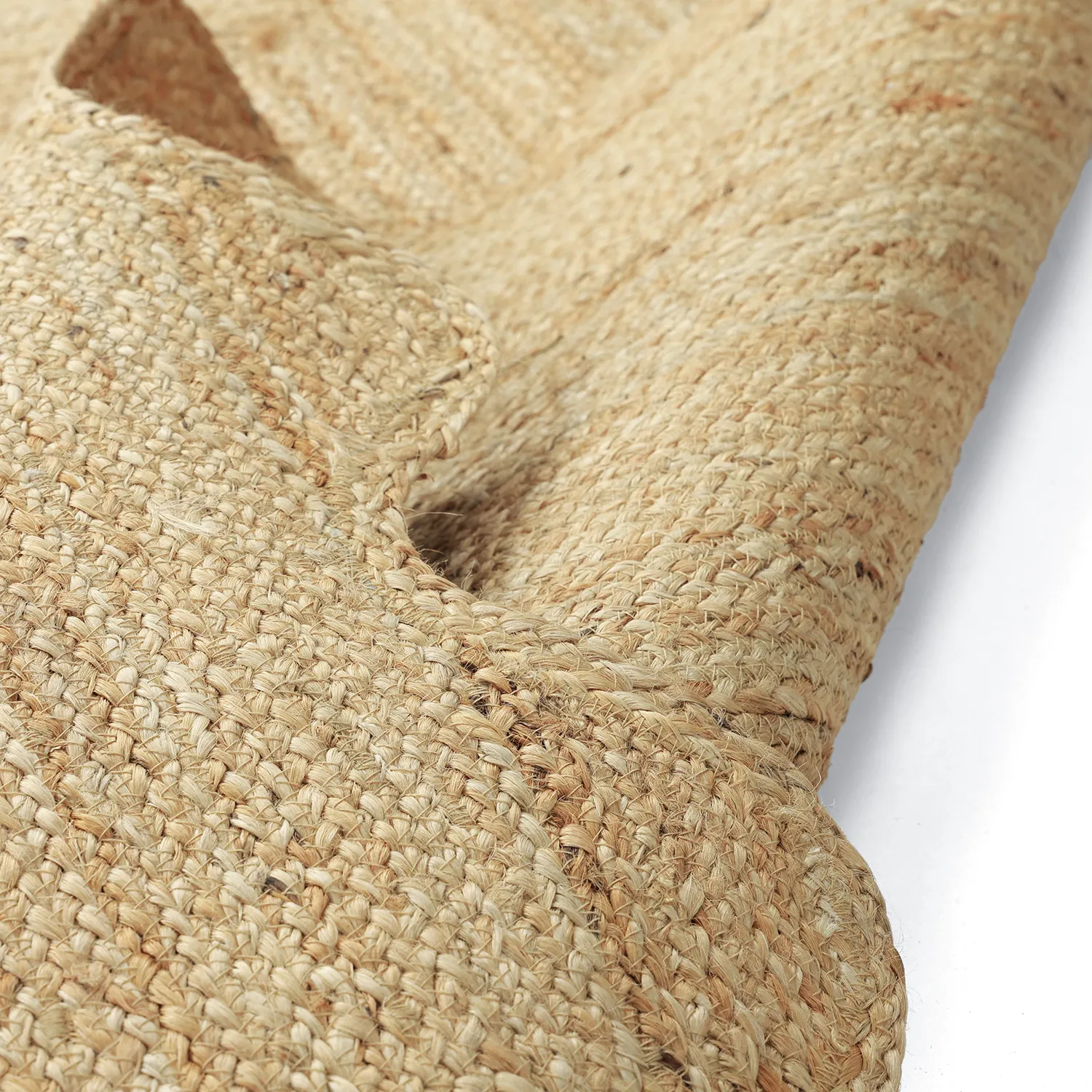 Wavy jute rug - San Francisco (jute)