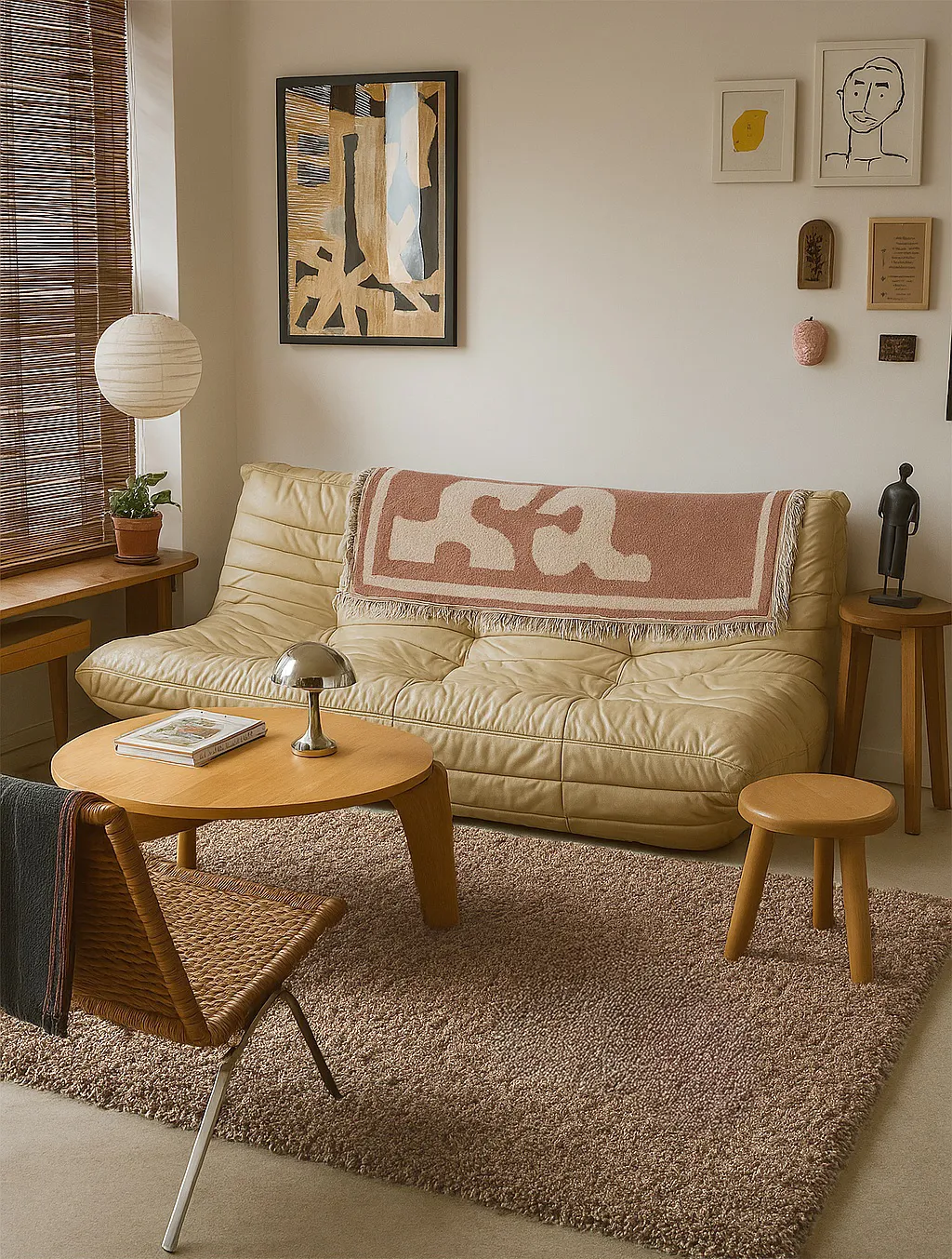 Shaggy rugs - Antuco (brown)