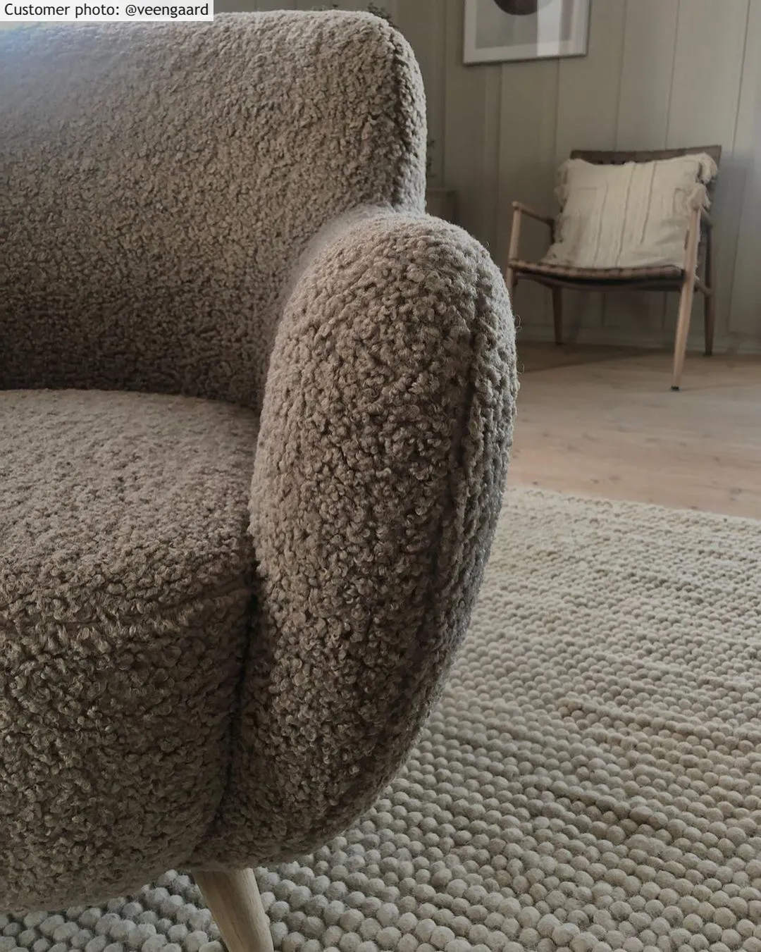 Wool rug - Avafors Wool Bubble (beige)