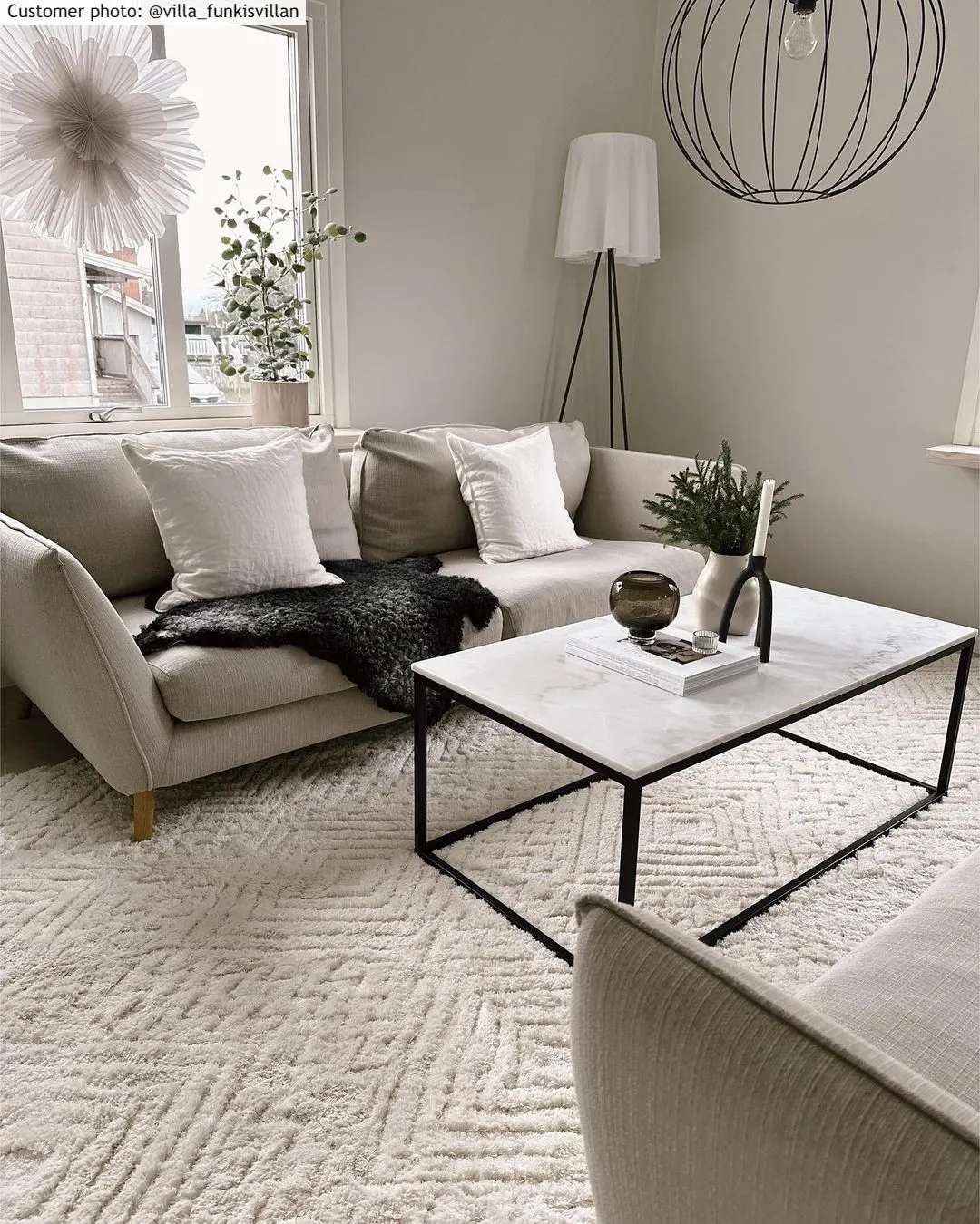 Shaggy rugs - Stettin (offwhite)