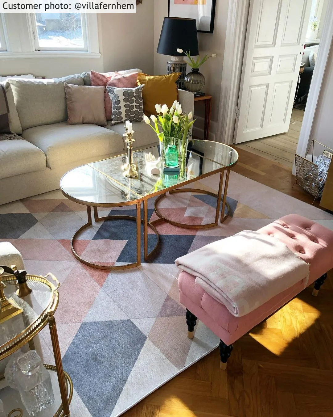 Wilton rug - Jeral (beige/multi)