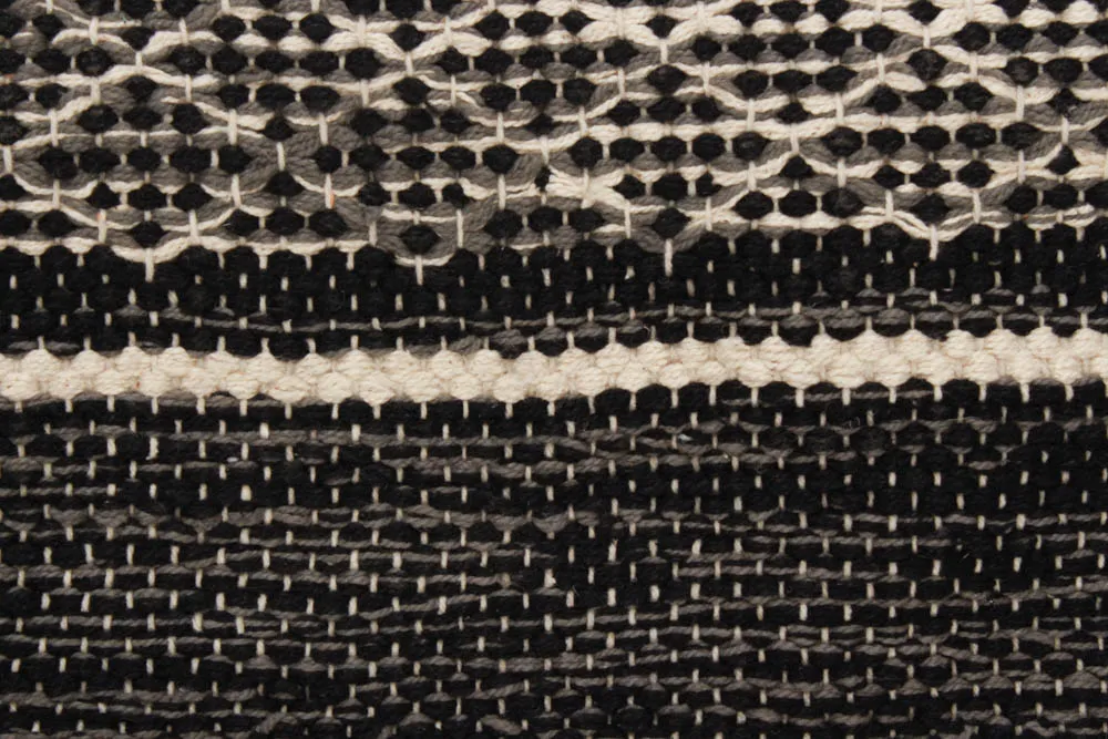 Rag rug - Visby (black)