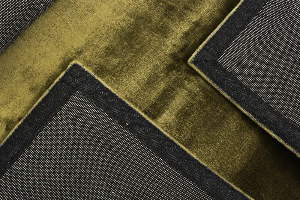 Viscose rug - Jodhpur Special Luxury Edition (green)