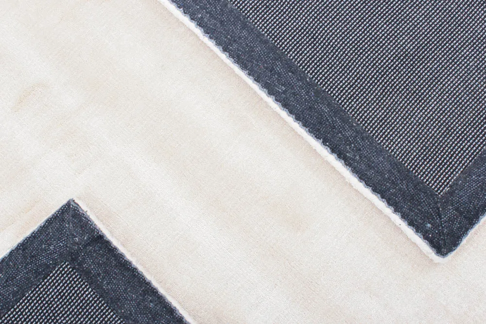 Viscose rug - Jodhpur Special Luxury Edition (offwhite)