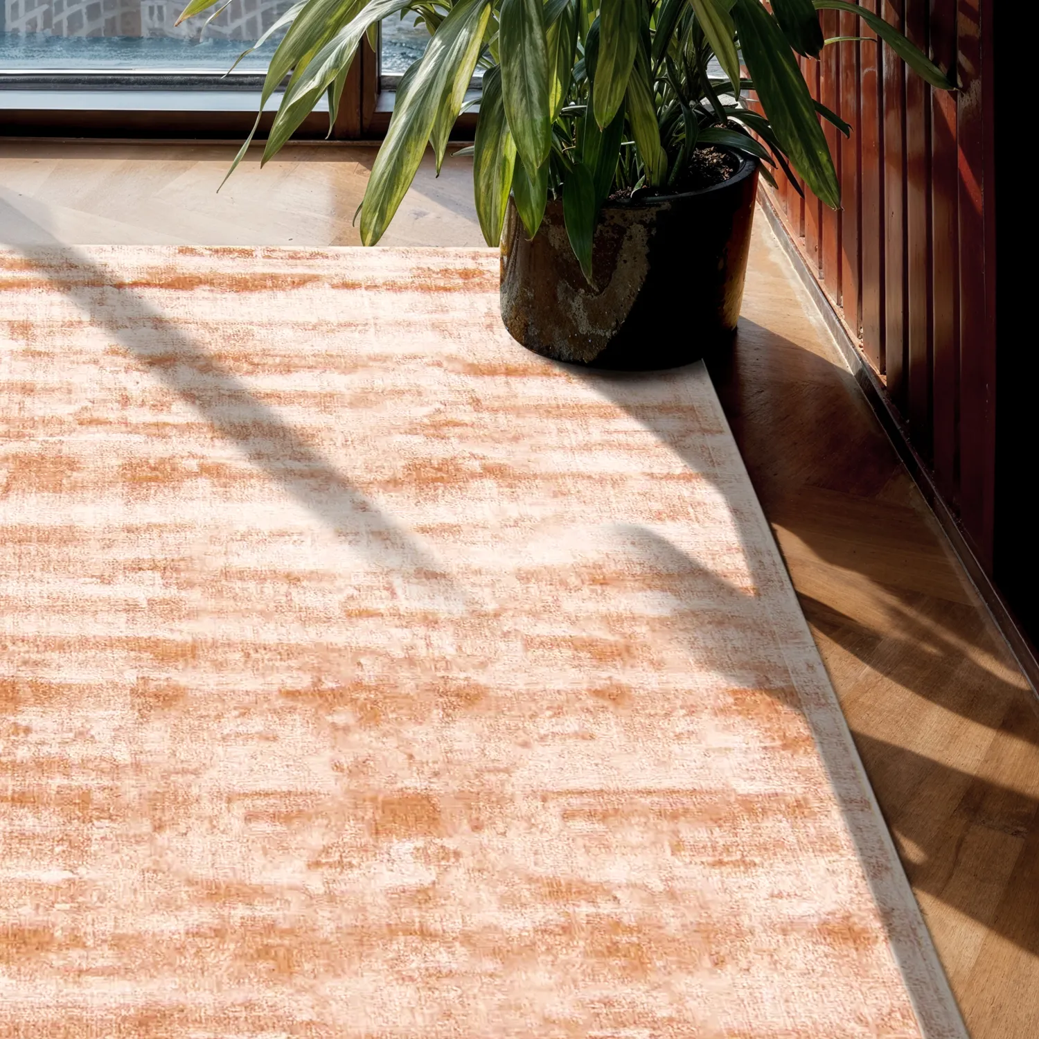 Viscose rug - Jodhpur Special Luxury Edition (apricot)