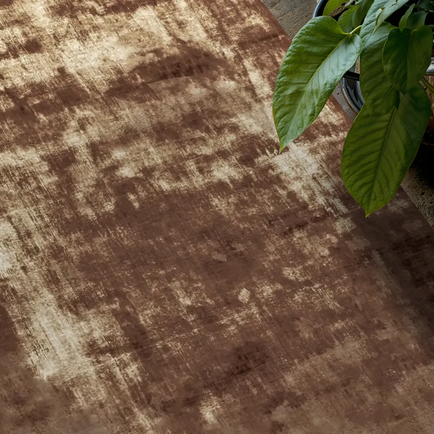 Viscose rug - Jodhpur Special Luxury Edition (brown)
