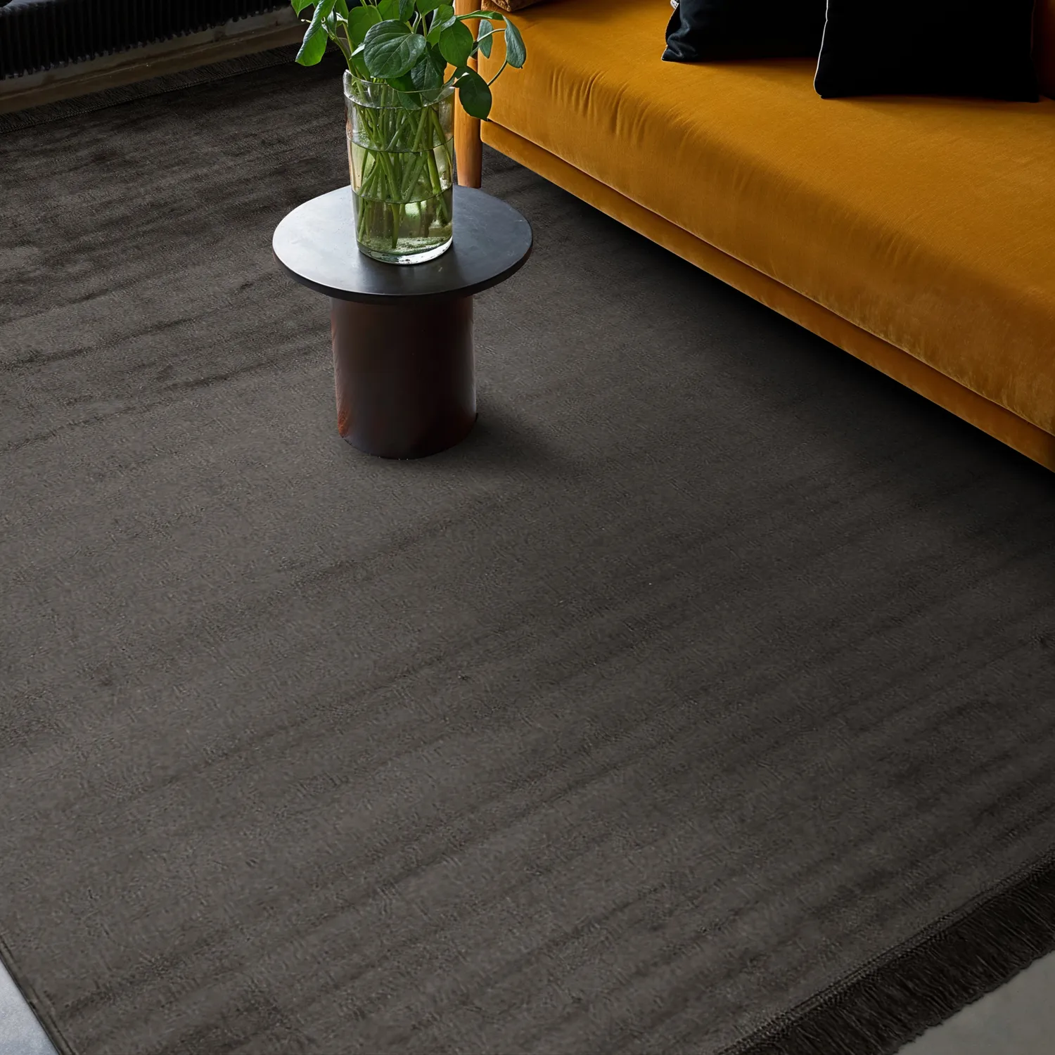 Wilton rug - Art Silk (black)