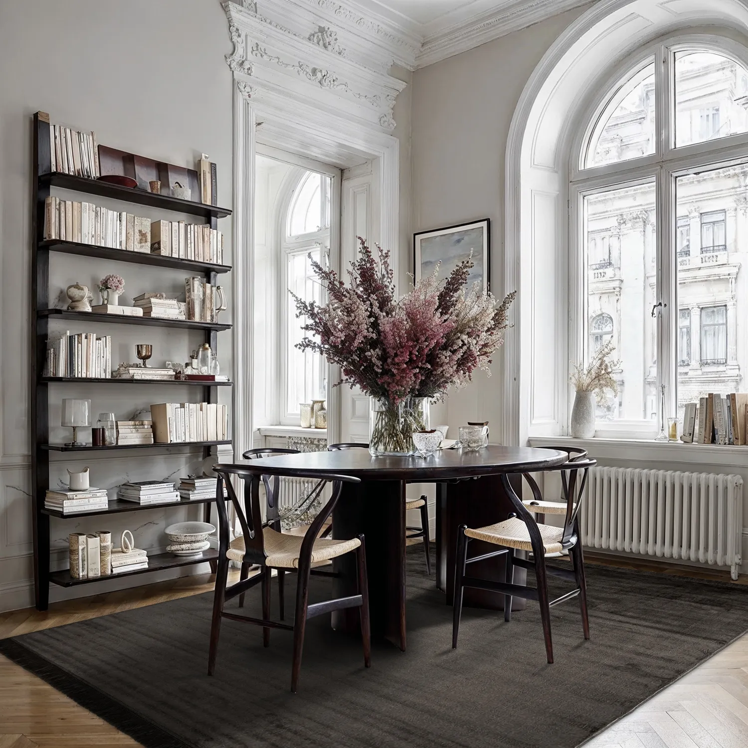 Wilton rug - Art Silk (black)