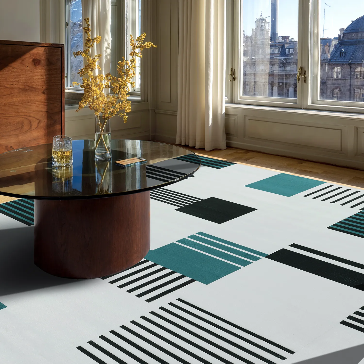 Wilton rug - Banff (green)