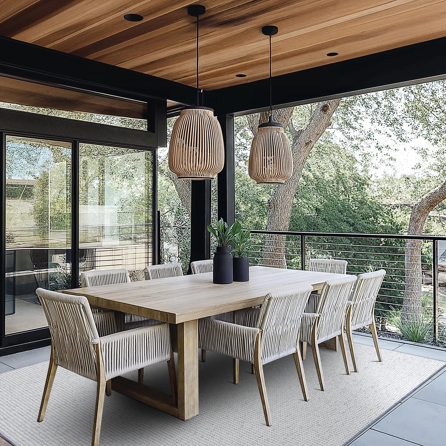 Indoor/Outdoor rug - Bergen (silver)
