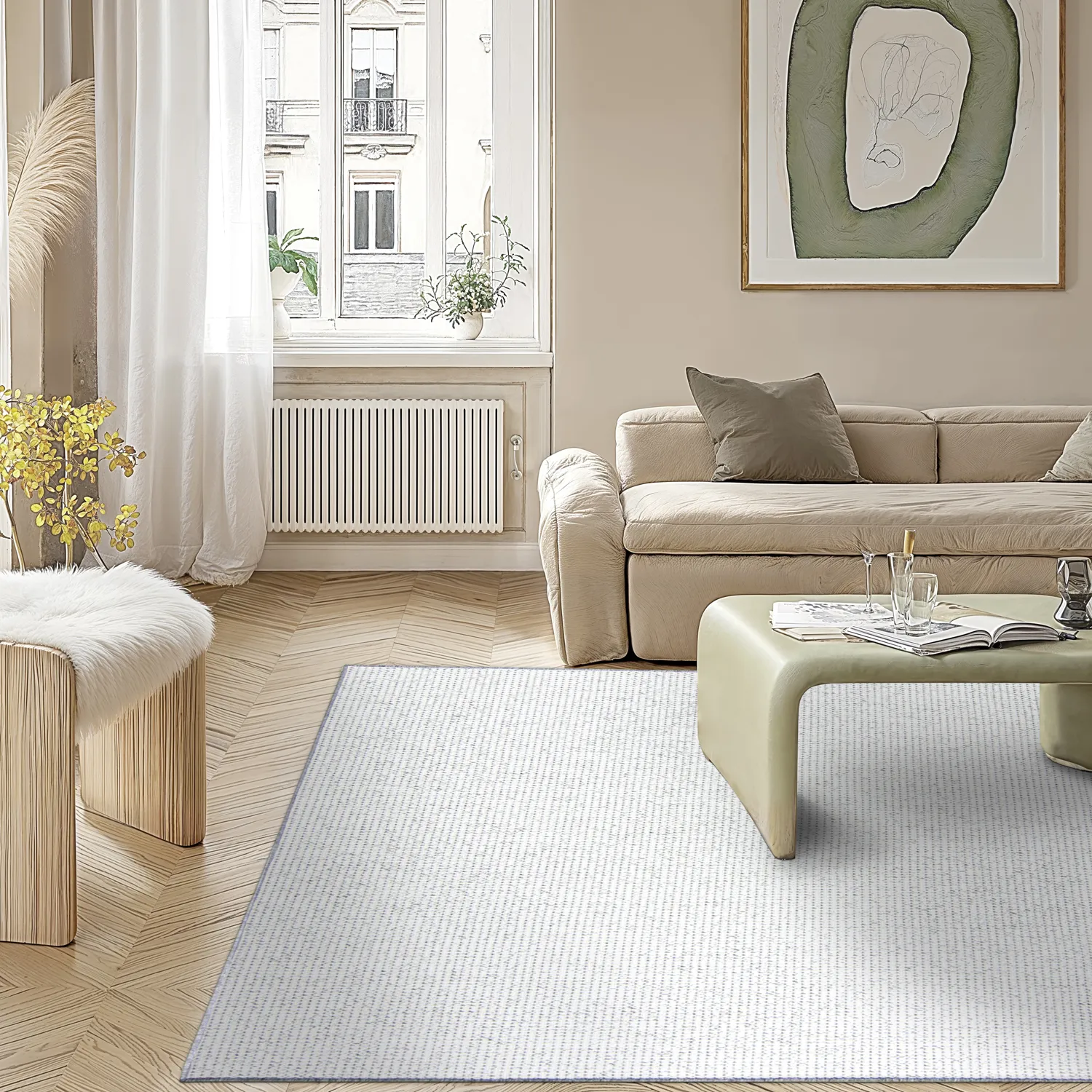 Indoor/Outdoor rug - Bergen (silver)