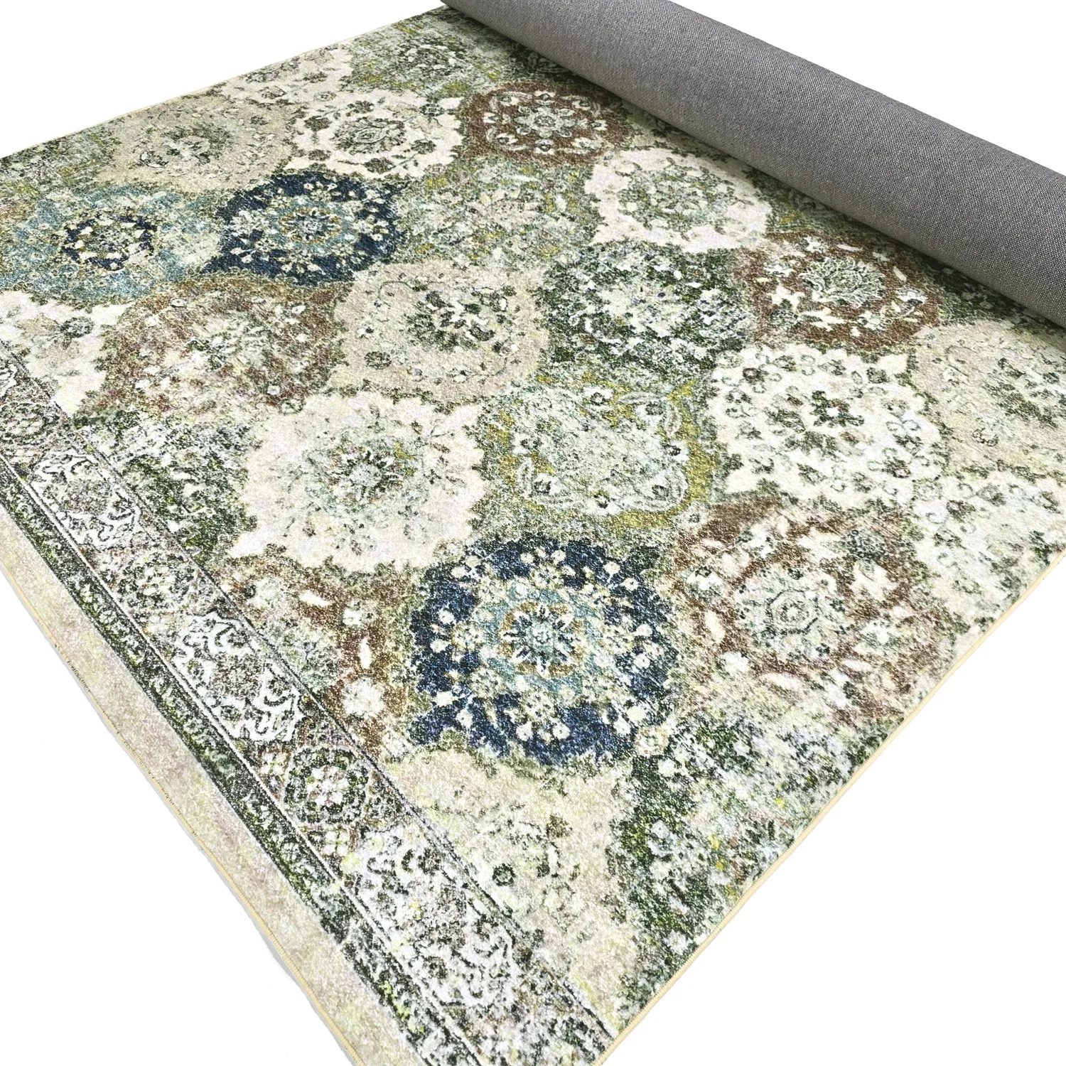 Wilton rug - Bohemia (green/multi)