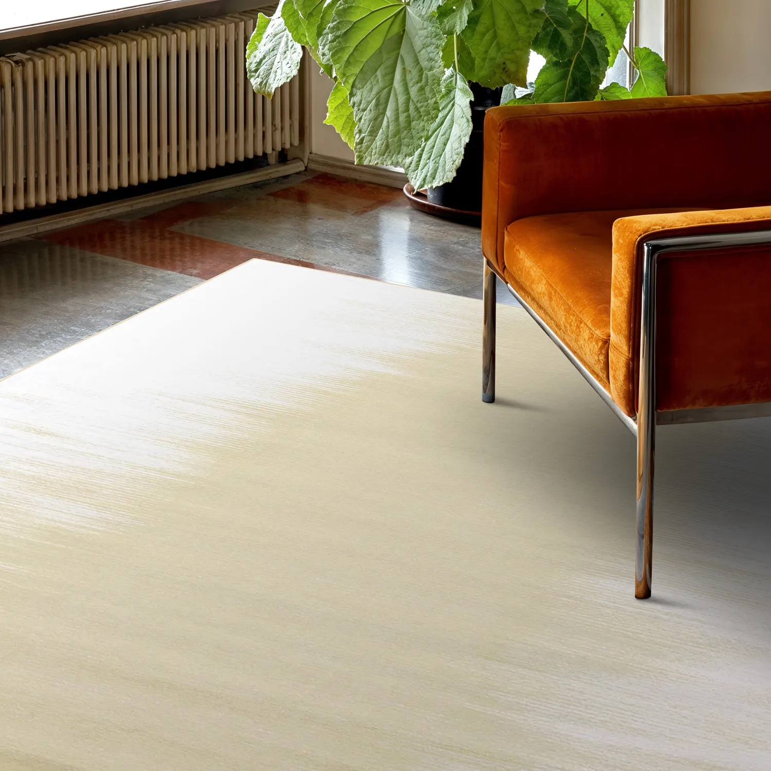 Wilton rug - Cara (white/beige)