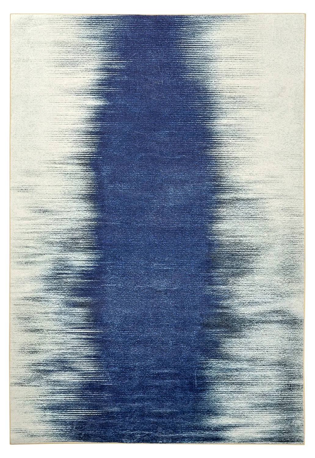 Wilton rug - Cara (white/dark blue)
