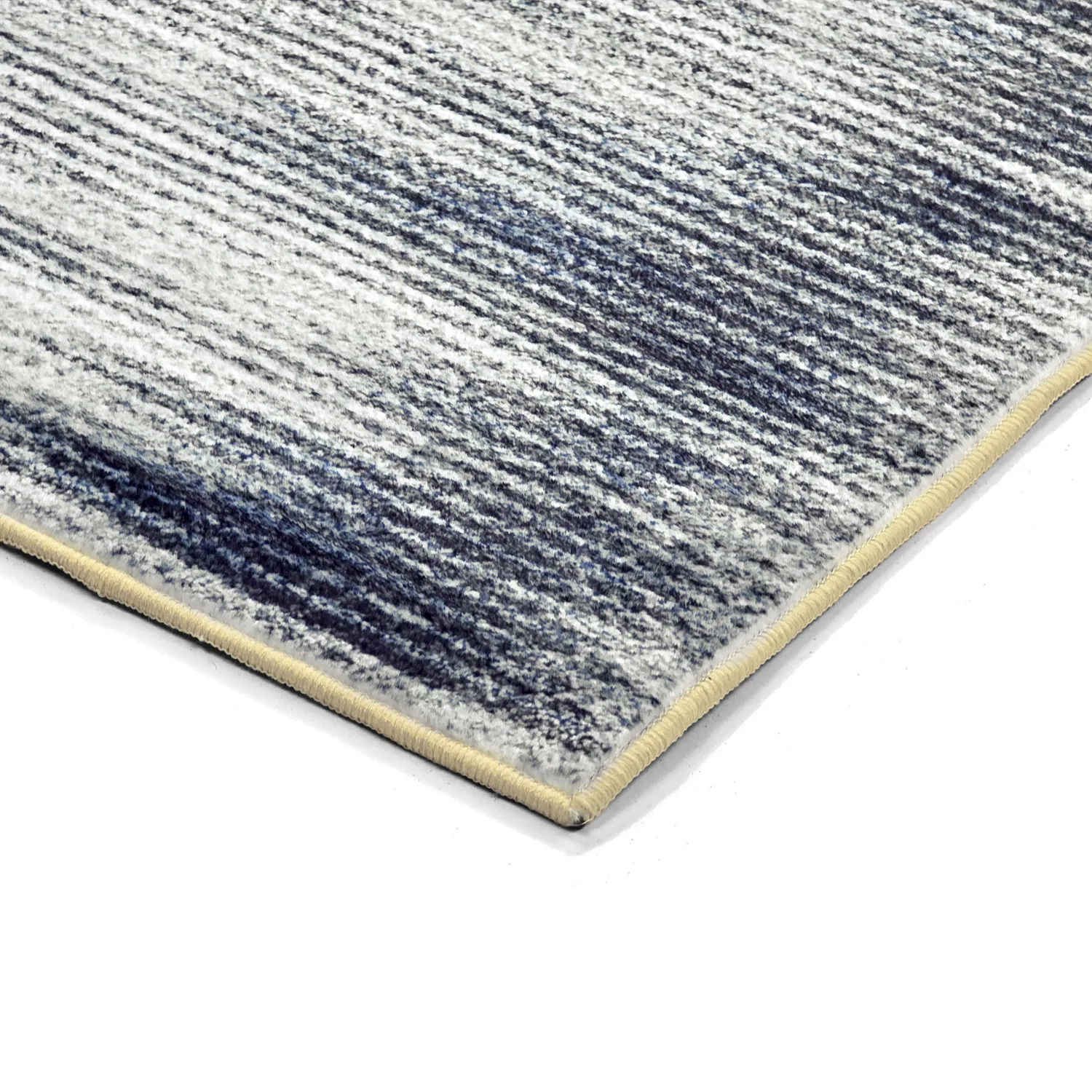 Wilton rug - Cara (white/dark blue)