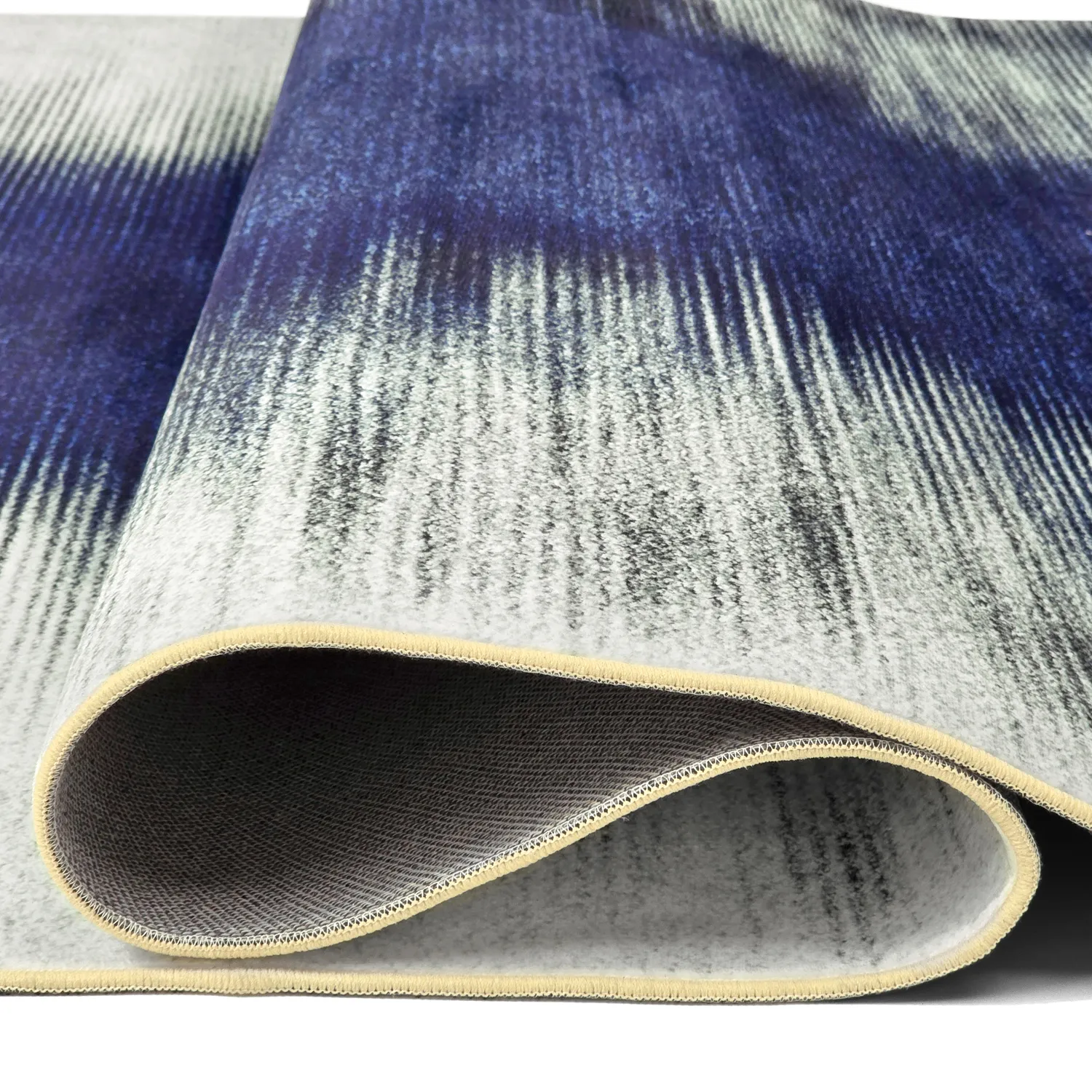 Wilton rug - Cara (white/dark blue)