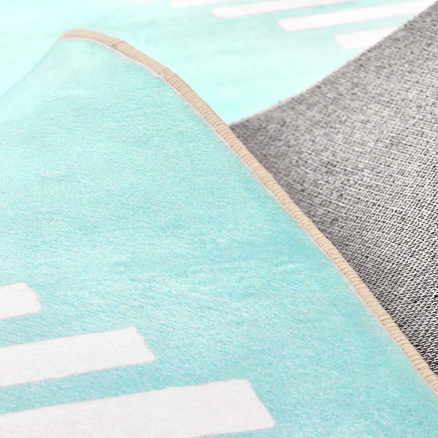 Wilton rug - Carmen (light blue/white)