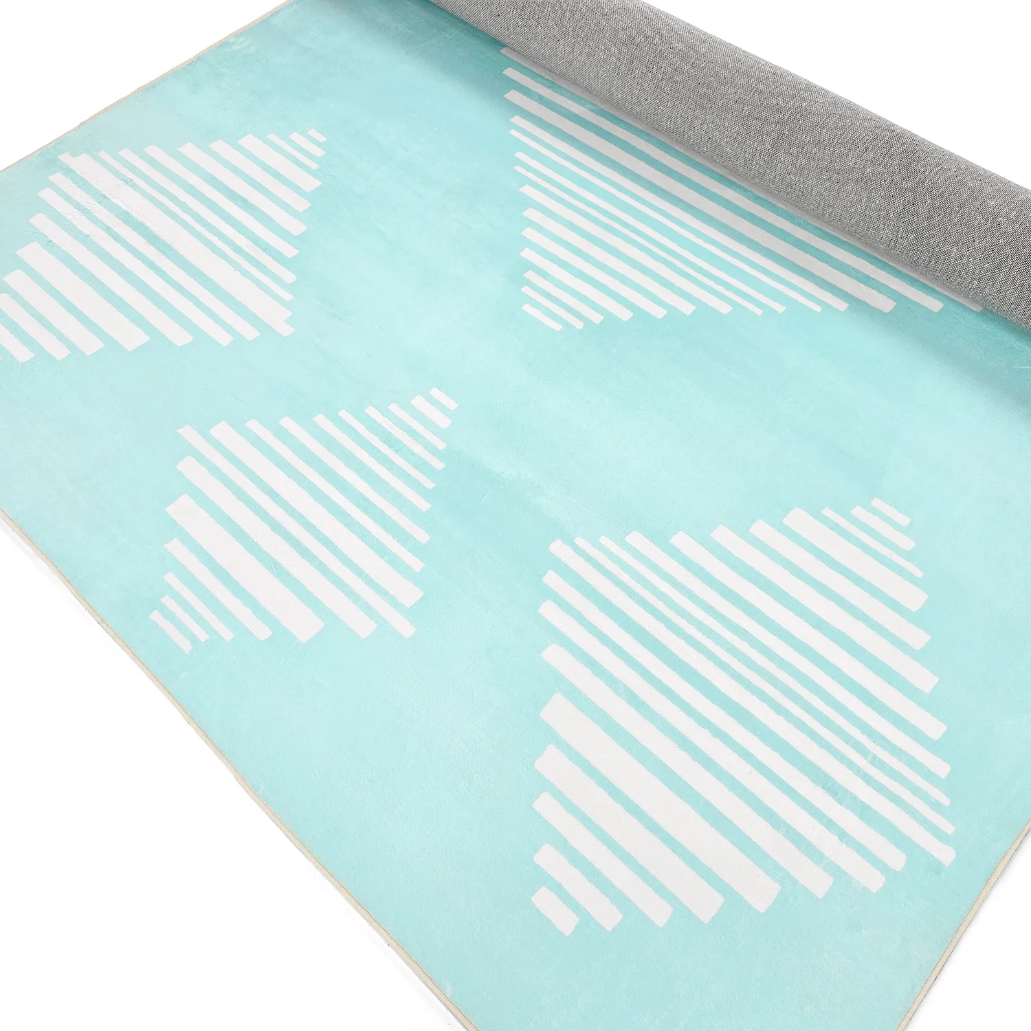 Wilton rug - Carmen (light blue/white)