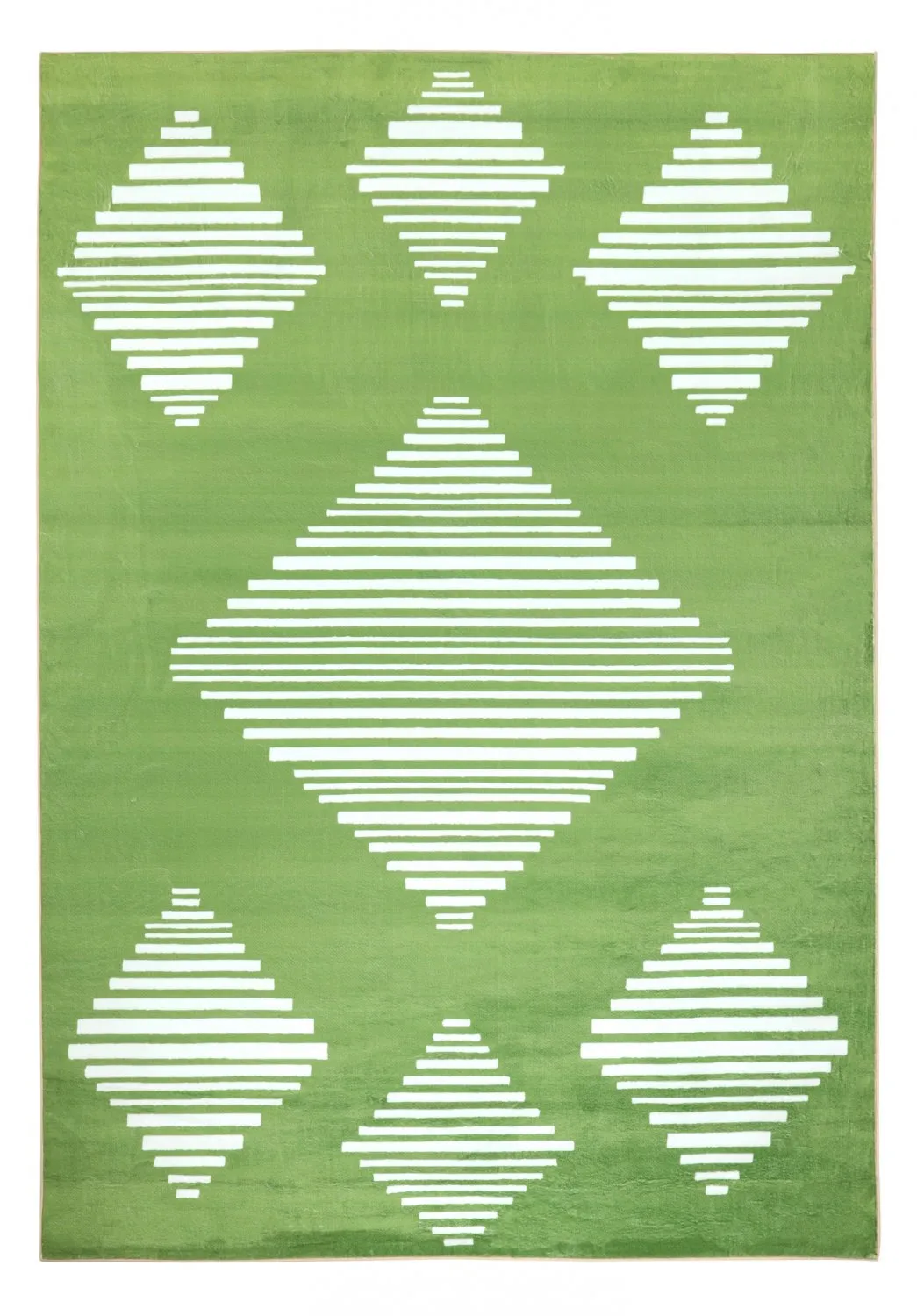 Wilton rug - Carmen (green/white)